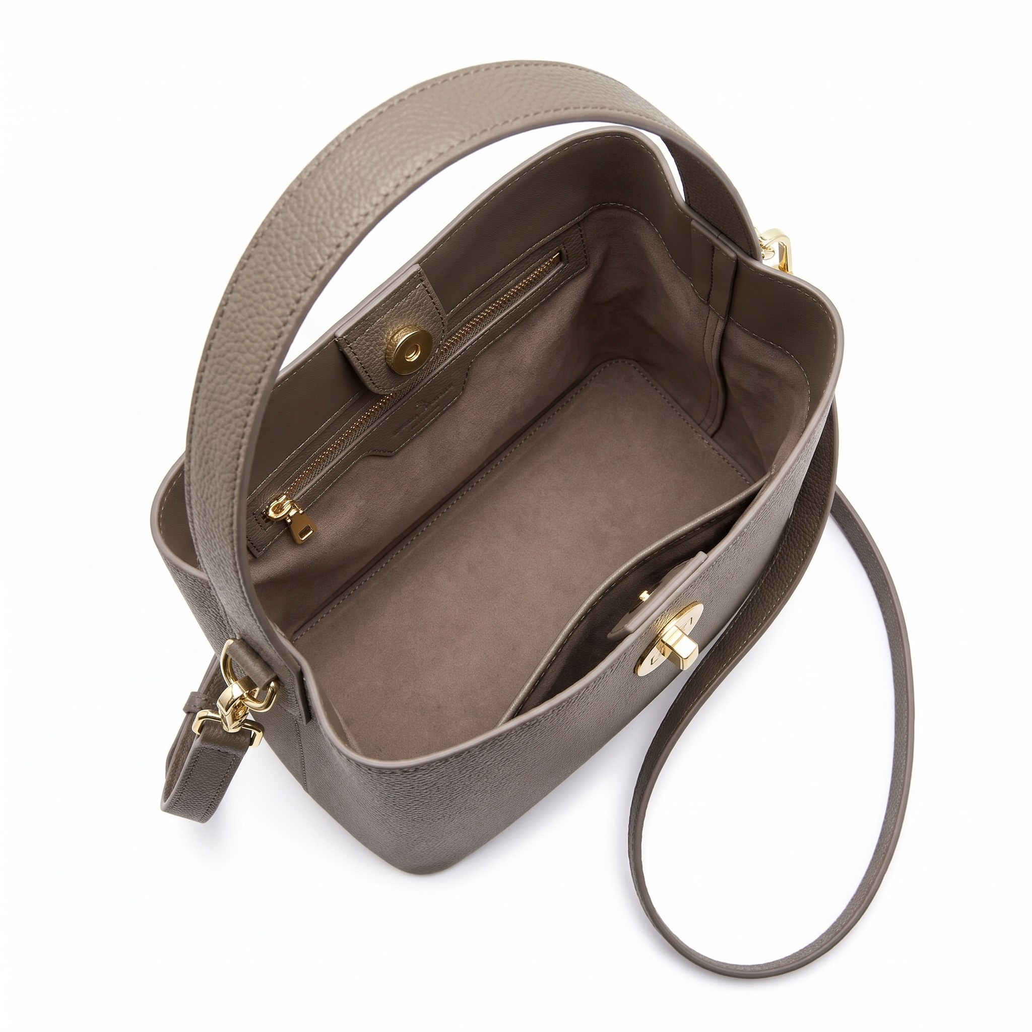 Sac LOON kaki, intérieur