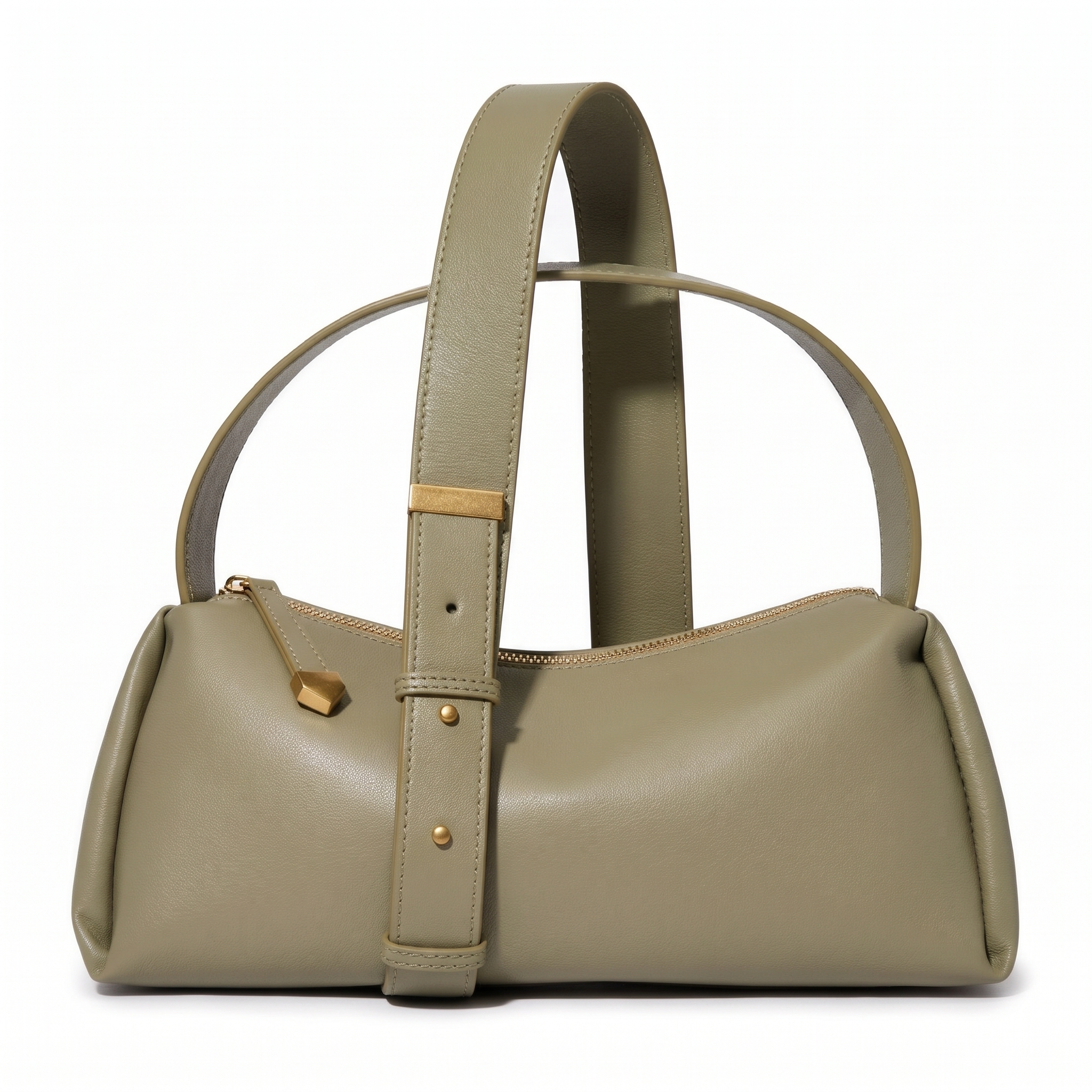 Sac LAYOUN vert, vue de face