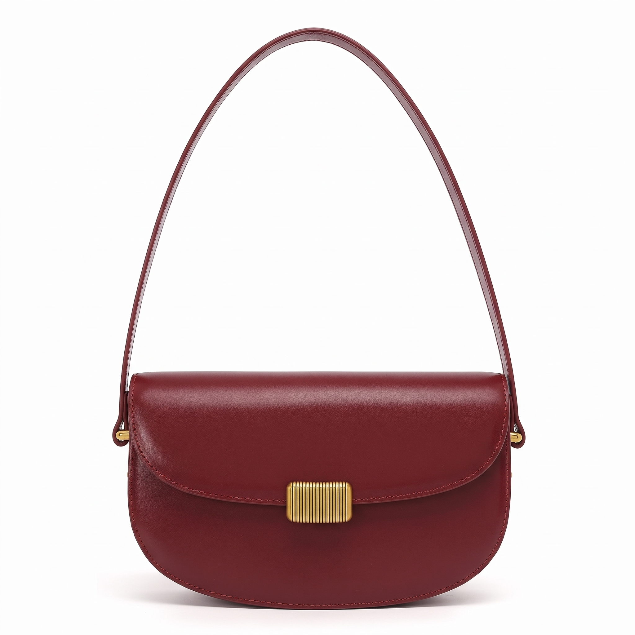Sac MANAROLA bordeaux, vue de face