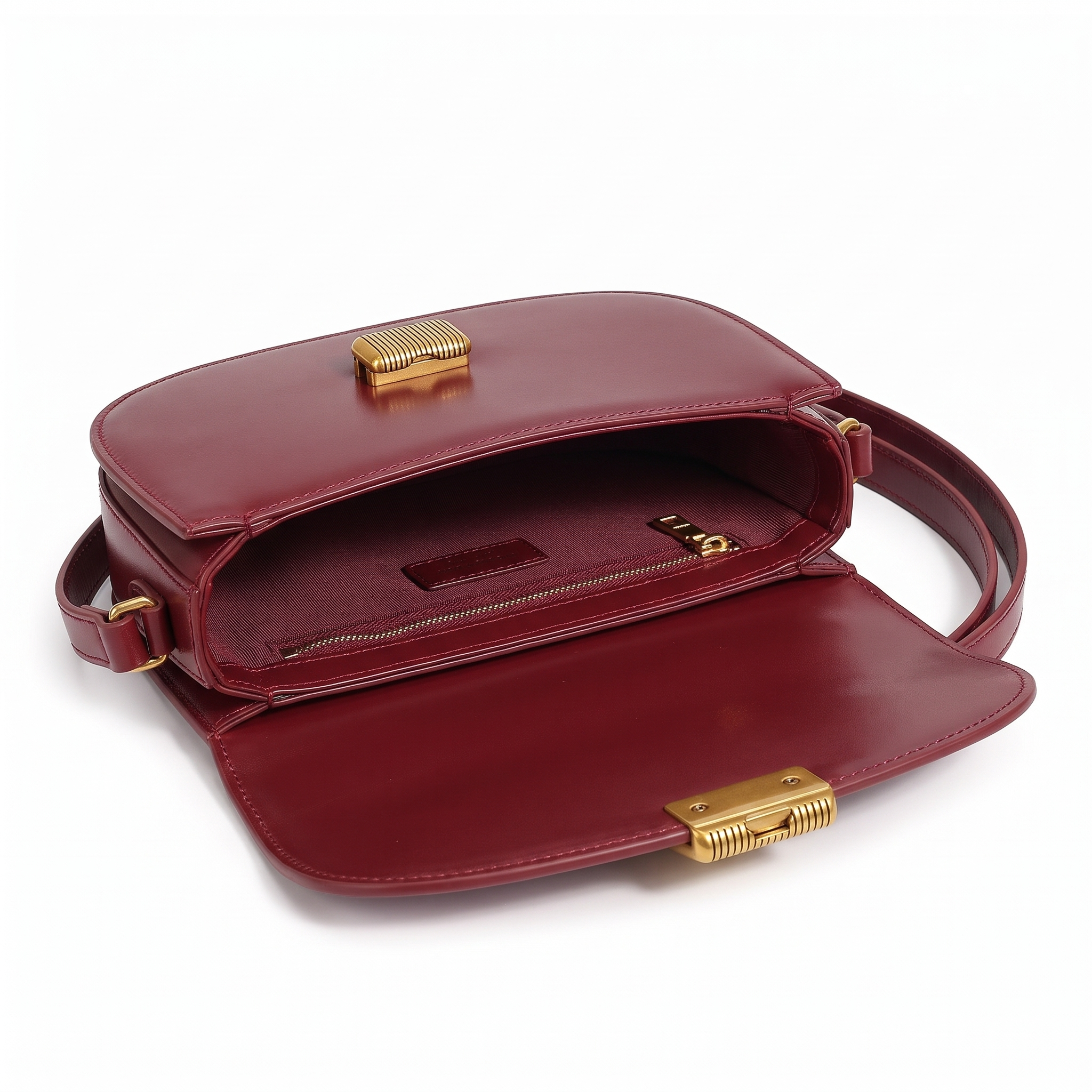 Sac MANAROLA bordeaux, intérieur