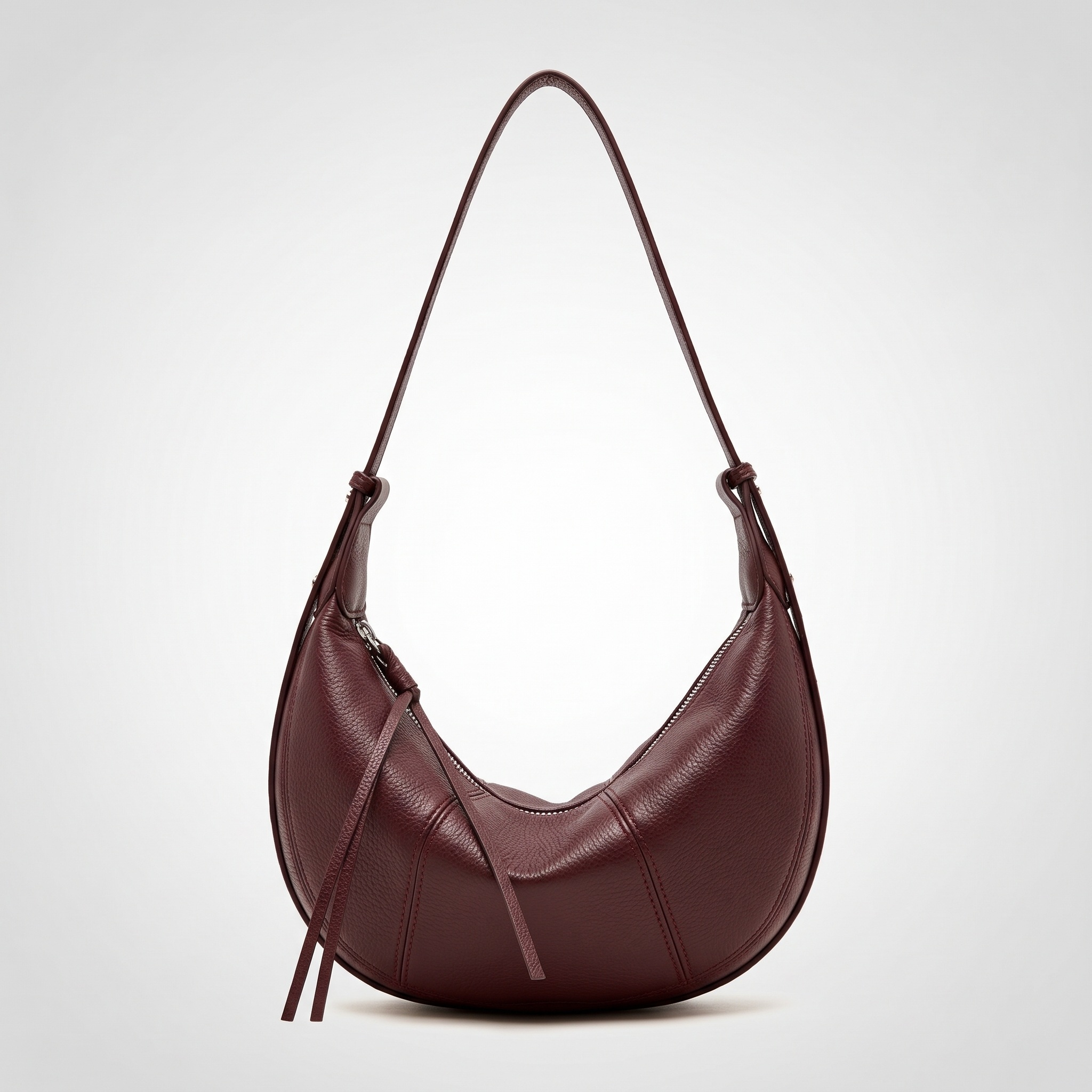 Sac CHLOE bordeaux, vue de face
