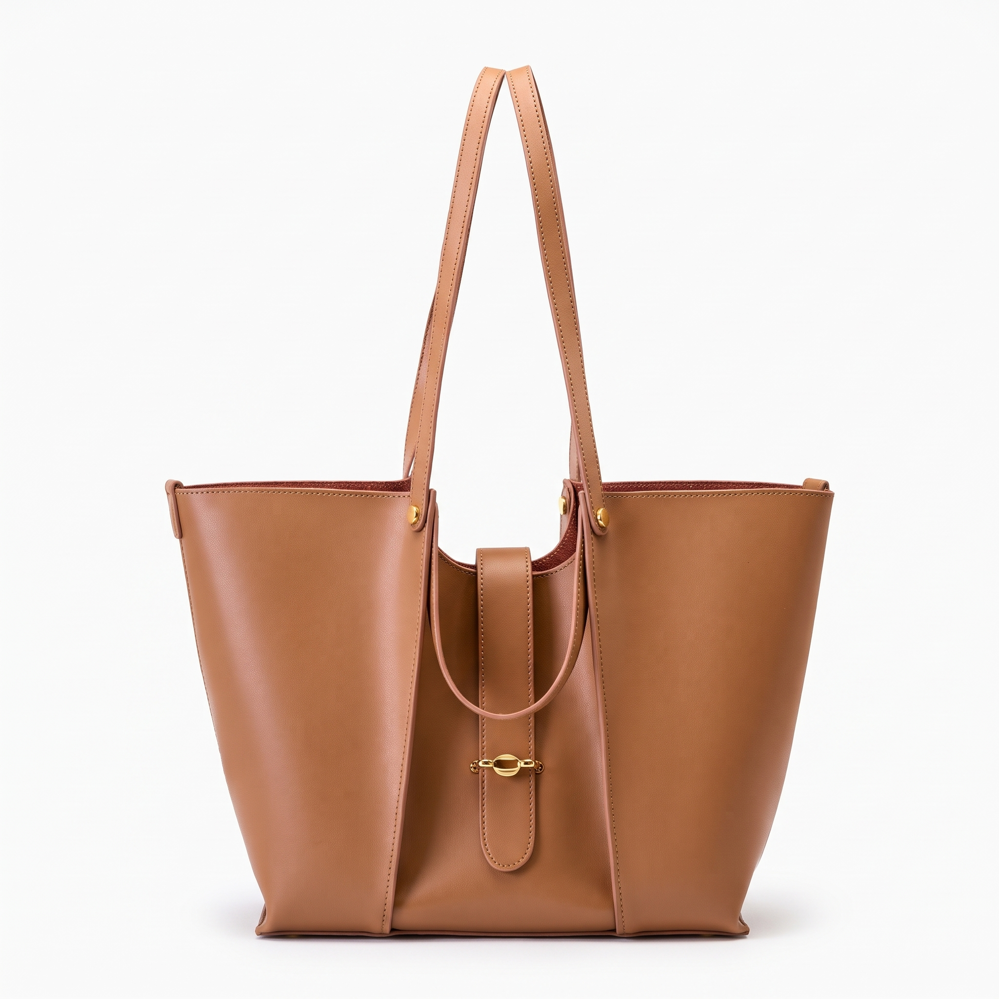 Sac GRACE camel, vue de face