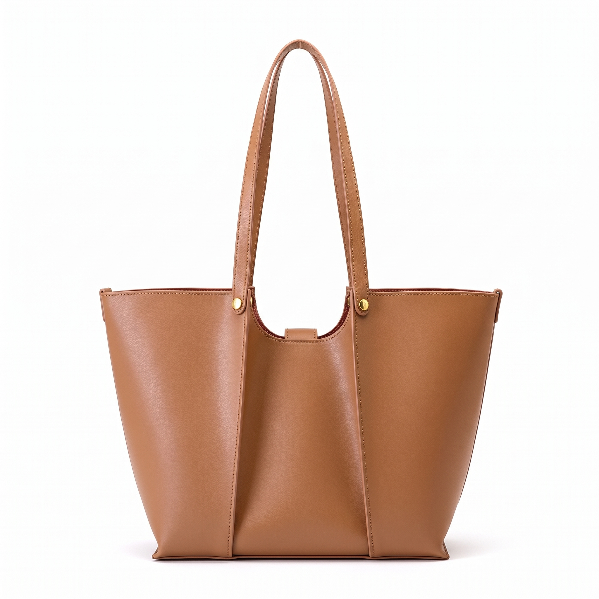 Sac GRACE camel, vue de dos