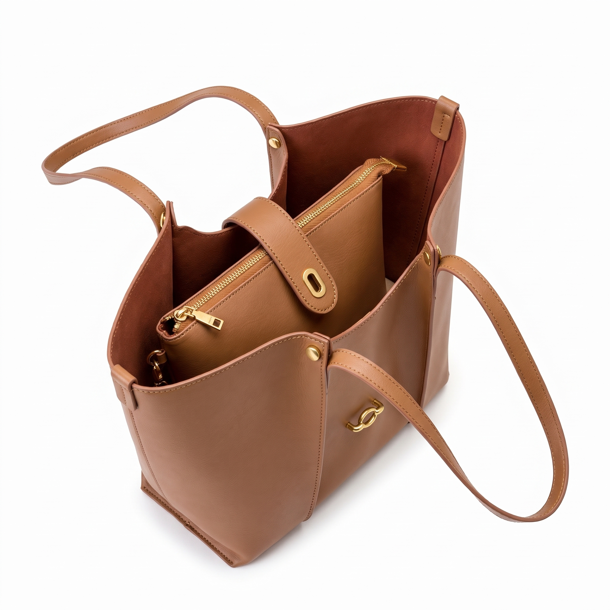 Sac GRACE camel, intérieur
