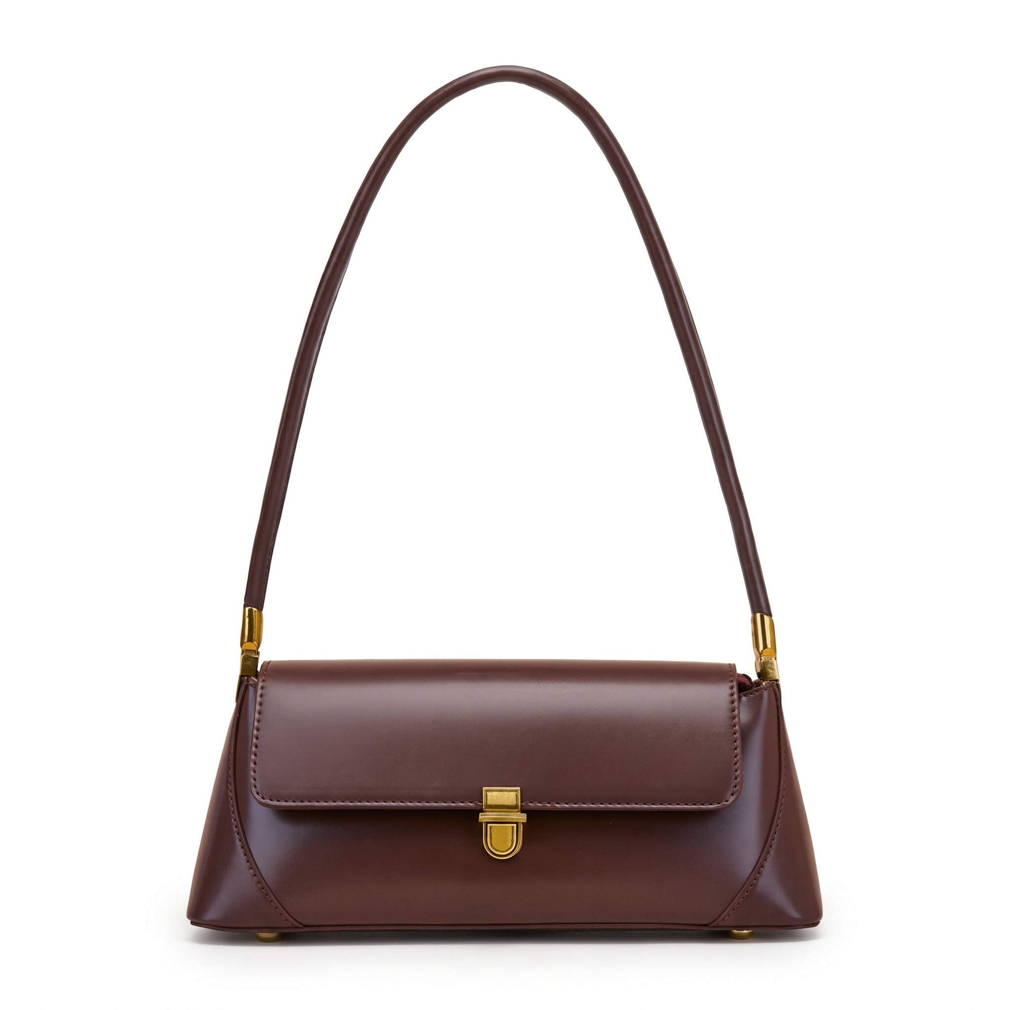 Sac SOFIA marron, vue de face