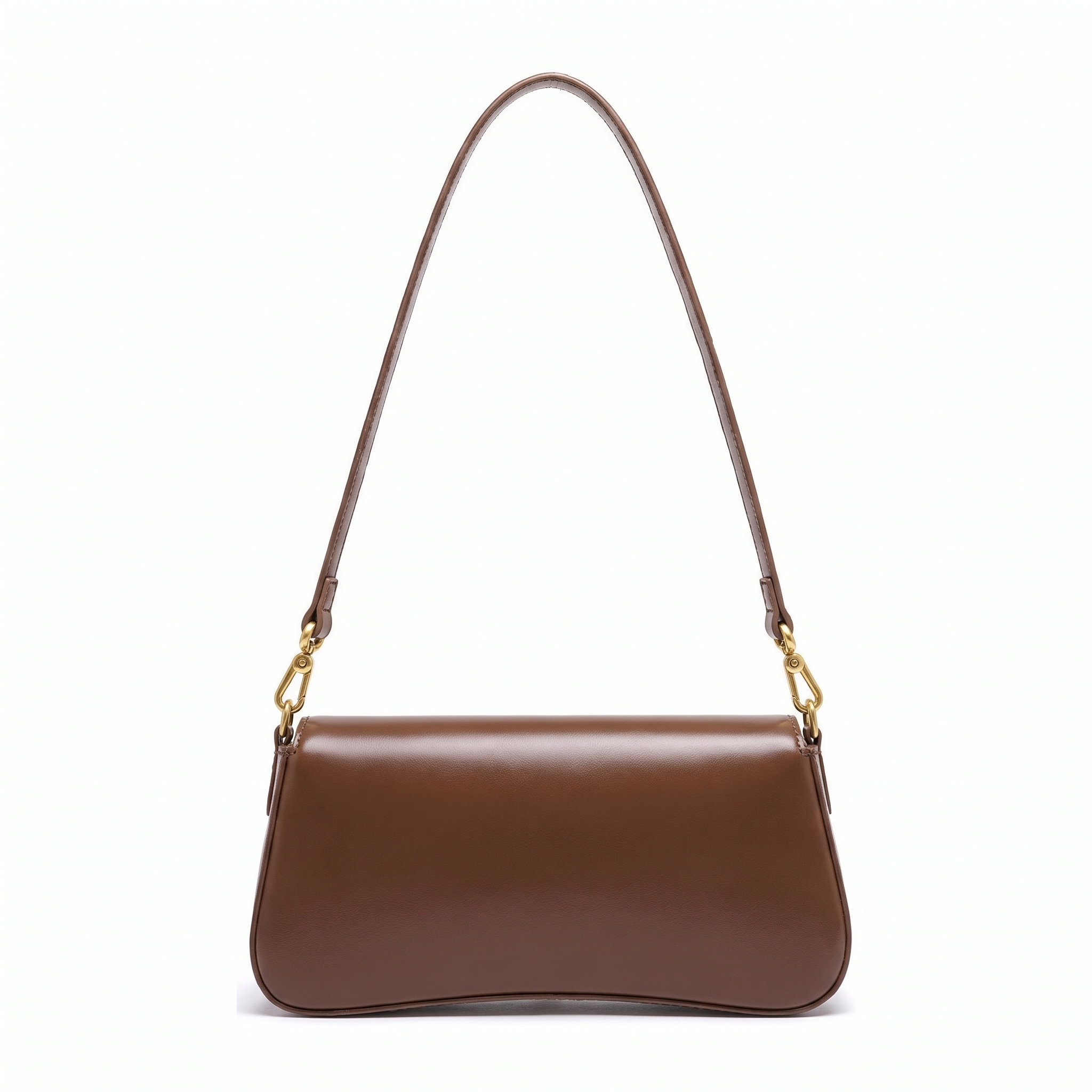 Sac LADY marron, vue de dos