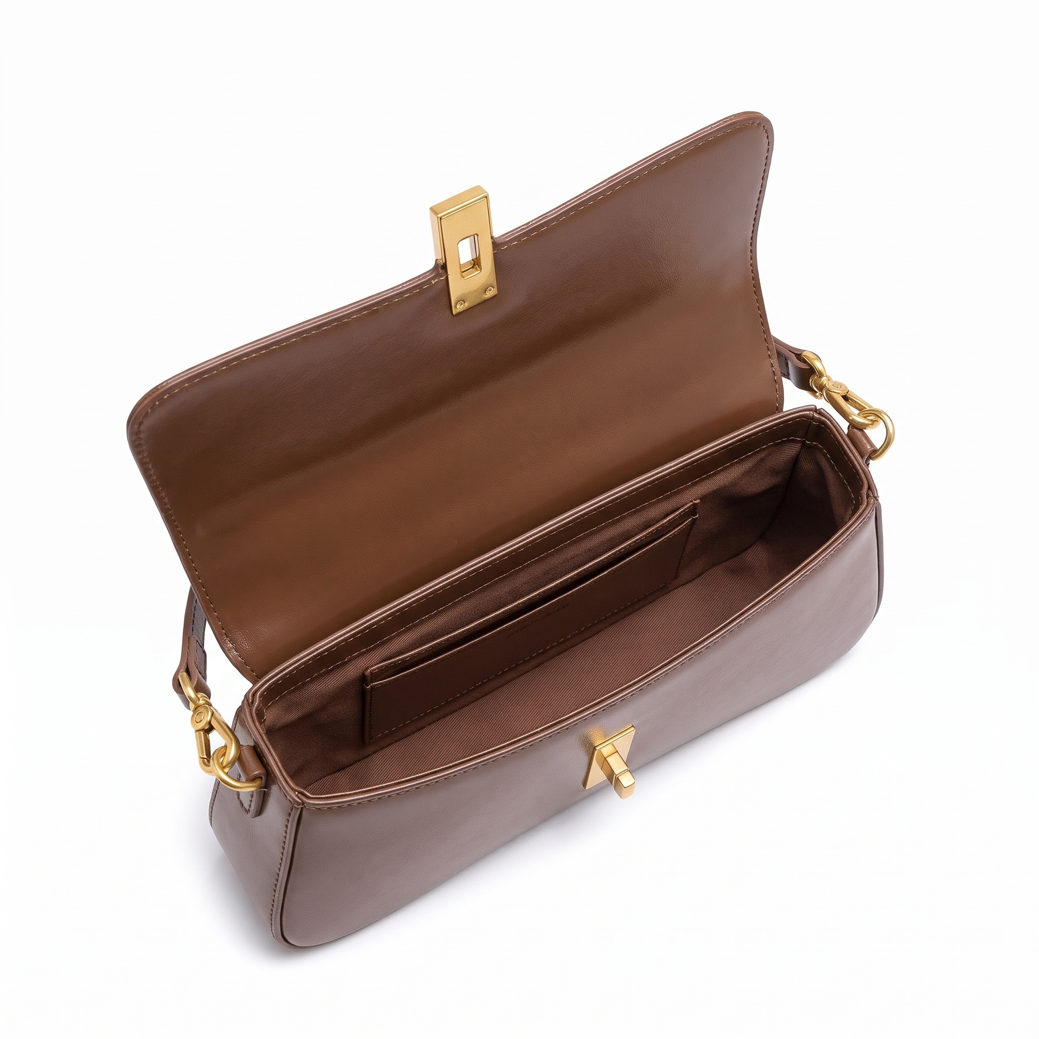 Sac LADY marron, intérieur