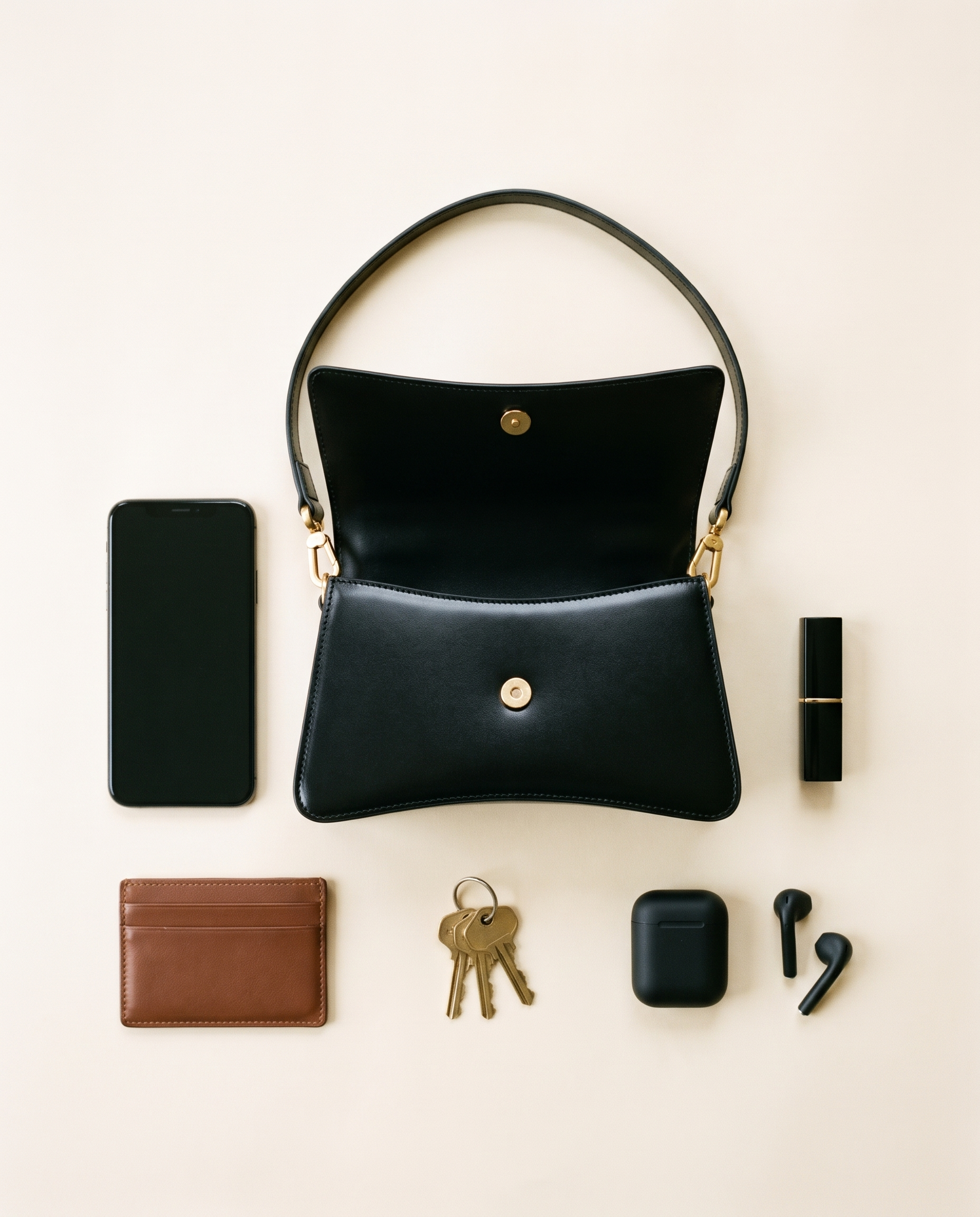 Sac LADYS noir, ce que le sac peut contenir