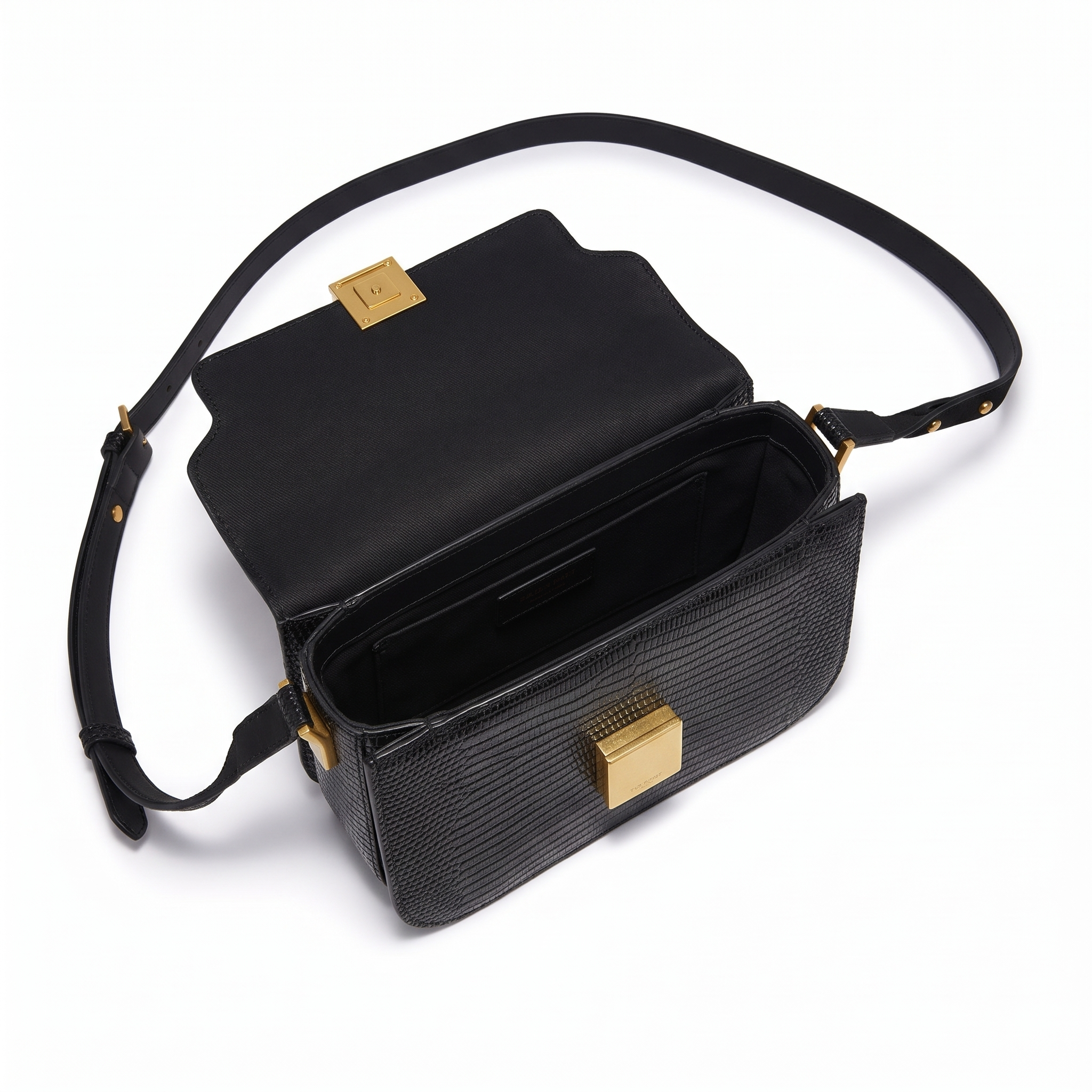 Sac AMBRE noir, intérieur
