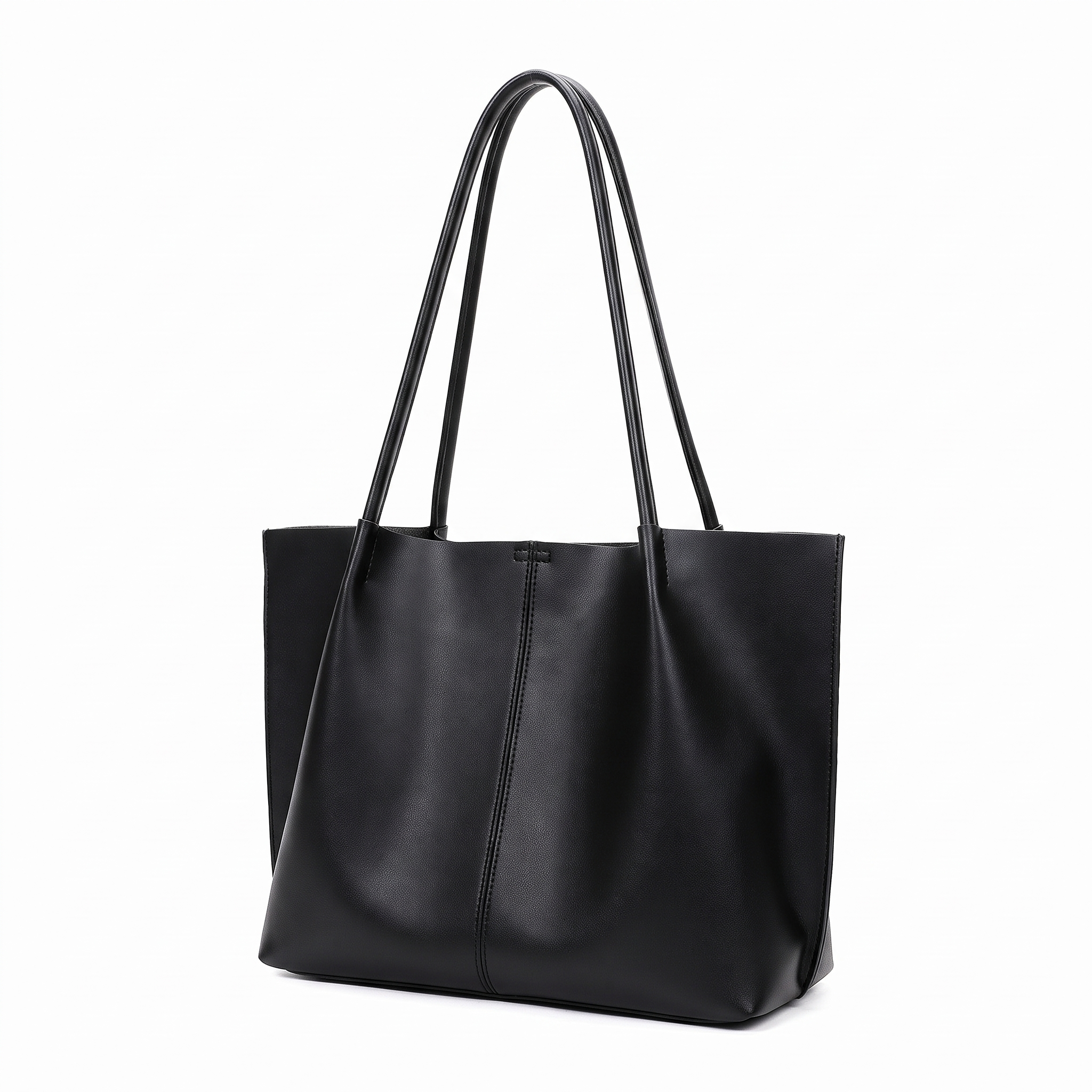 Sac ARIA noir, vue de trois-quarts