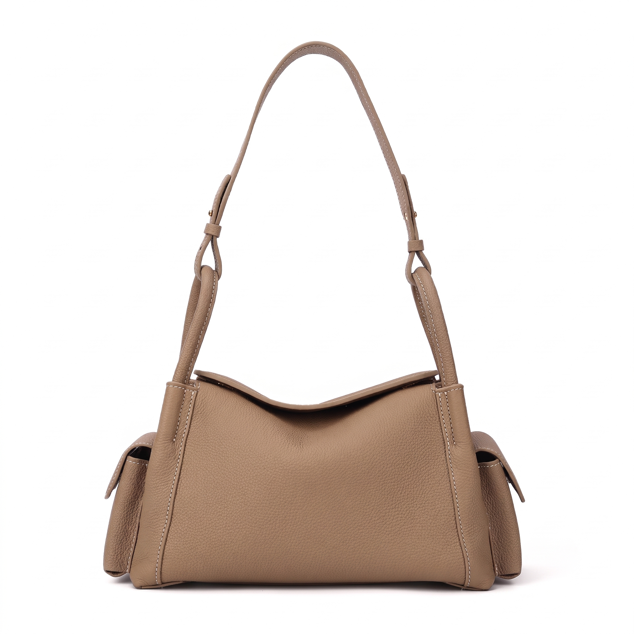 Sac CAMILLE kaki, vue de face