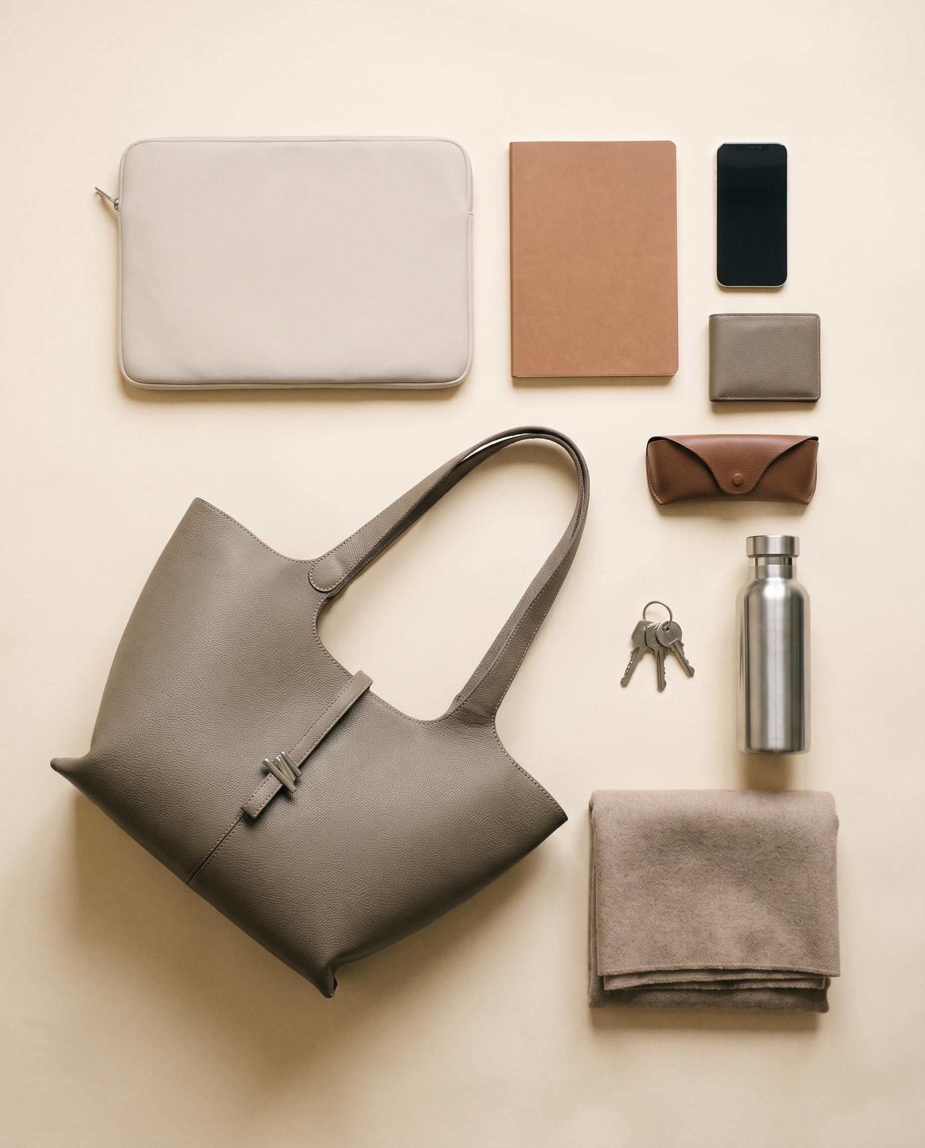 Sac CELESTE gris, ce que le sac peut contenir