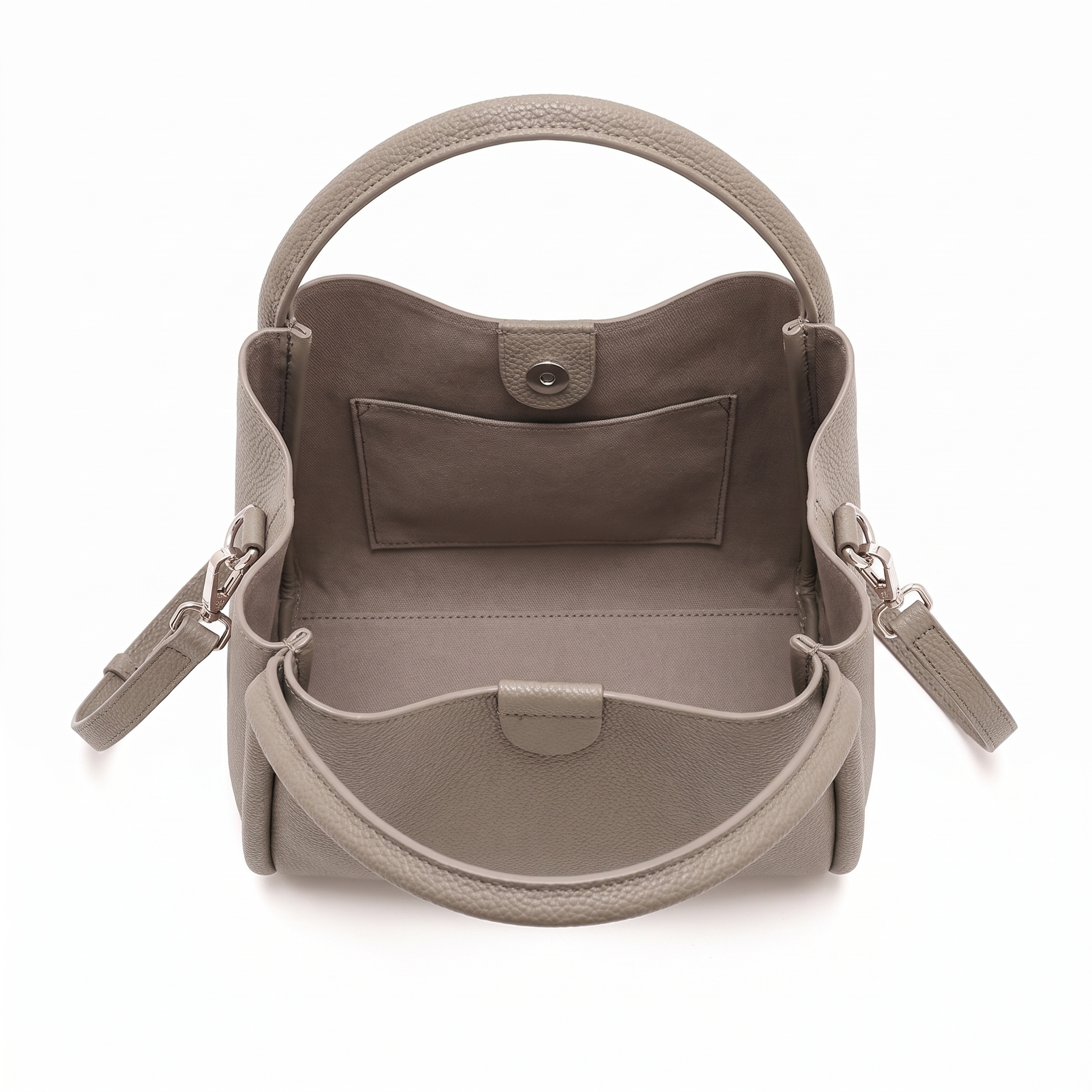 Sac CLARA gris, intérieur