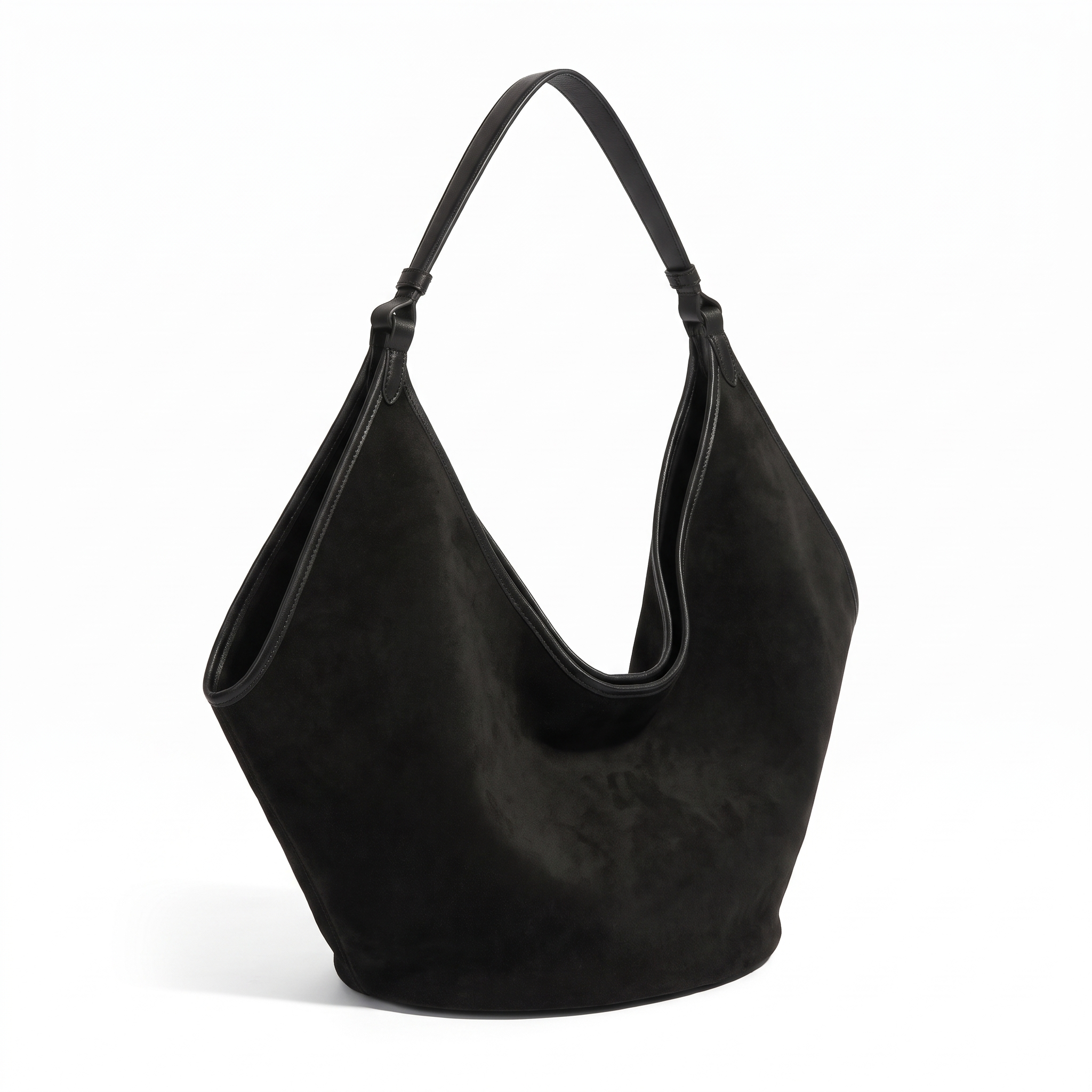 Sac ELISE noir, vue de trois-quarts