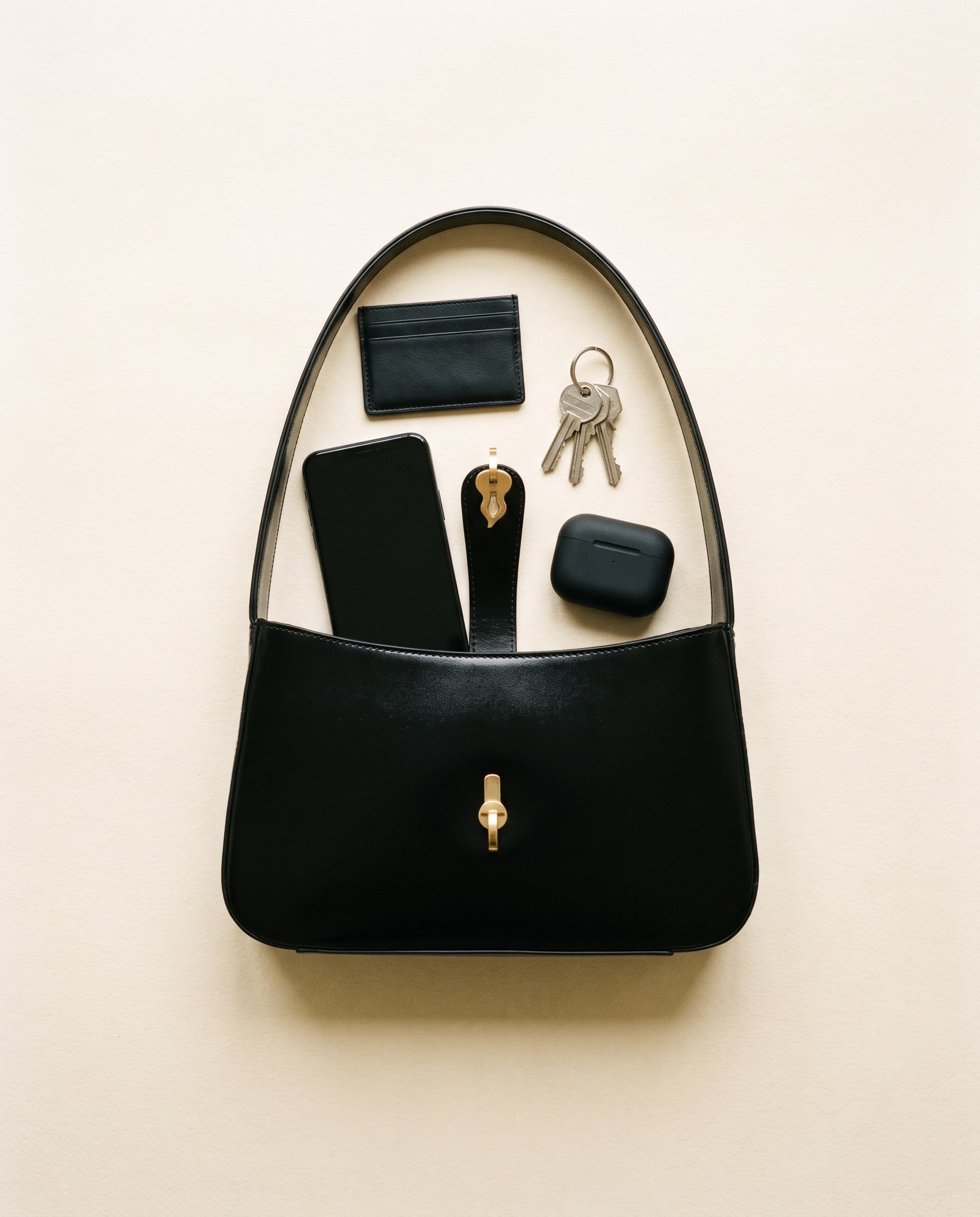Sac FLAME noir, ce que le sac peut contenir