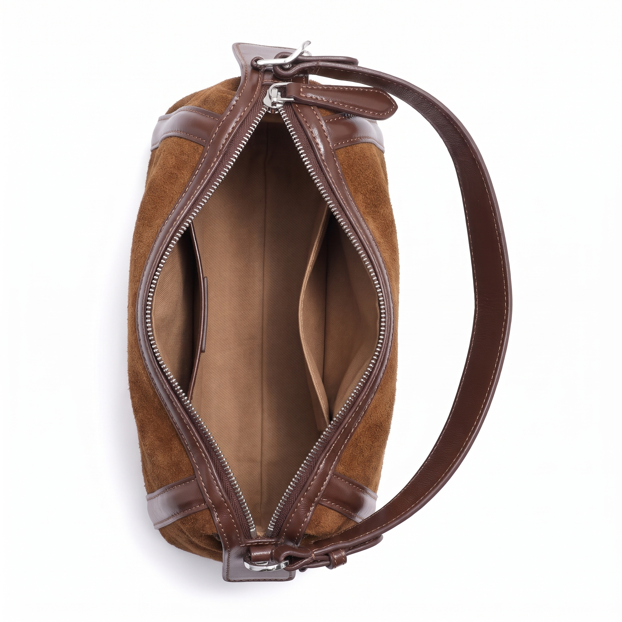 Sac INES marron clair, intérieur