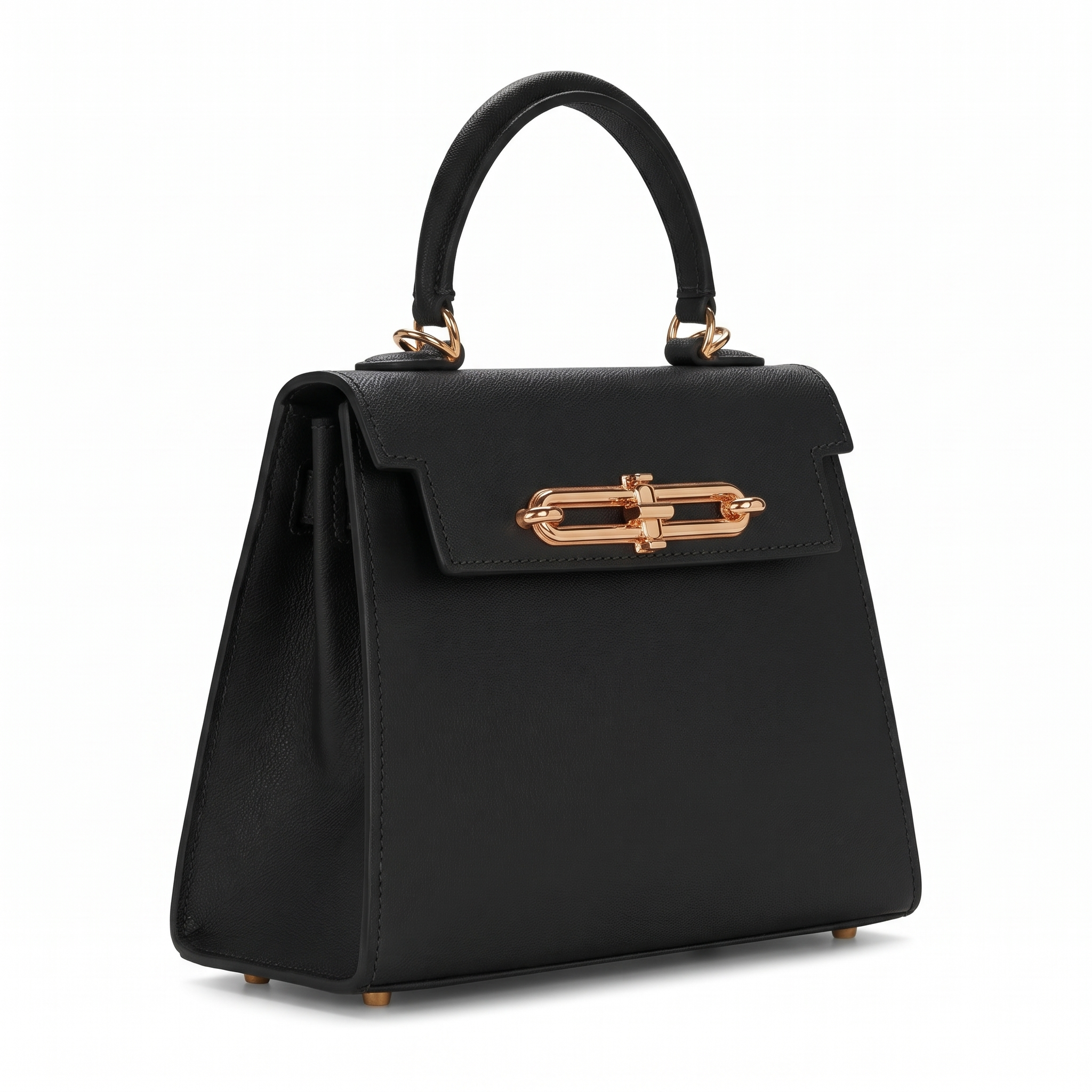 Sac LANA noir, vue de trois-quarts