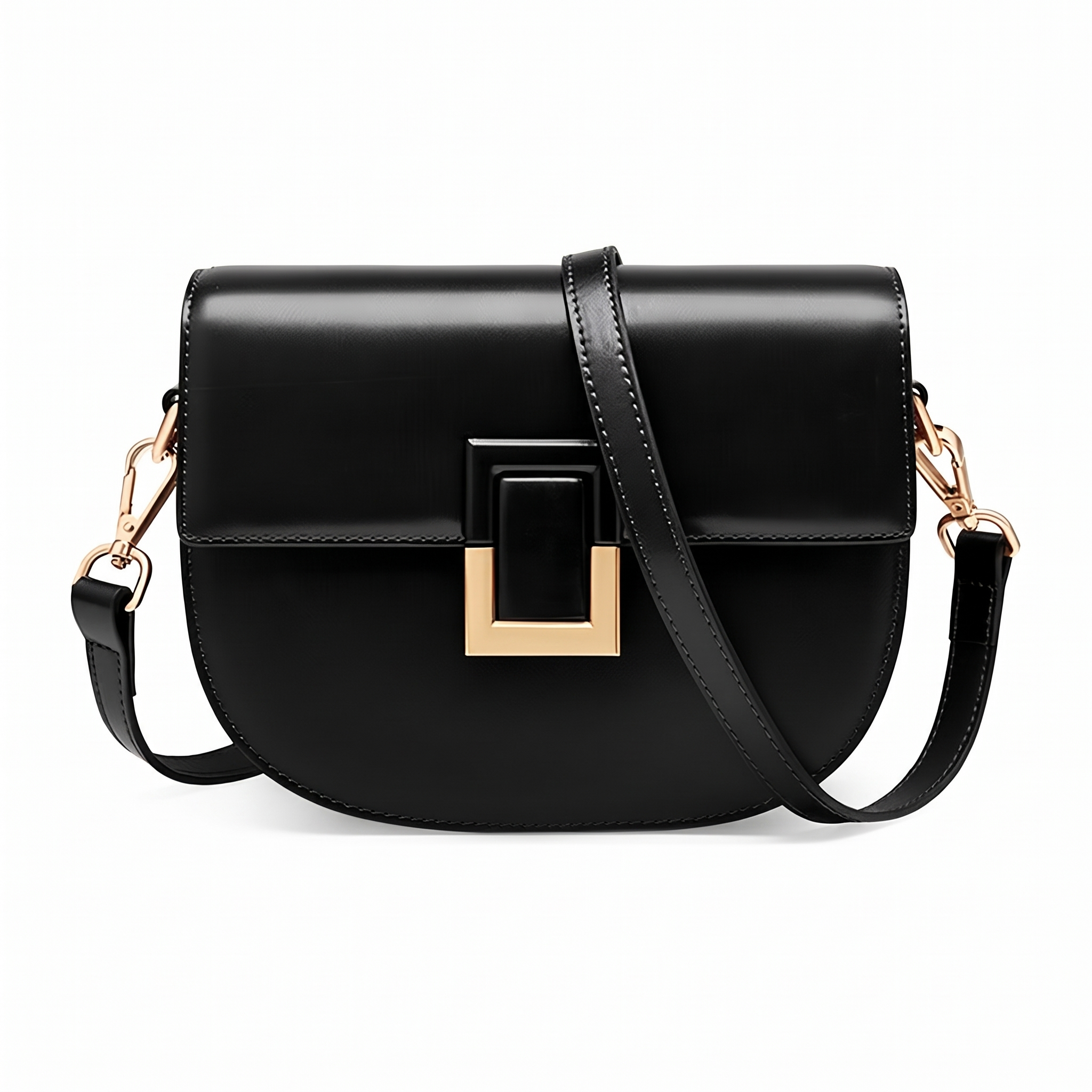 Sac LARA noir, vue de face
