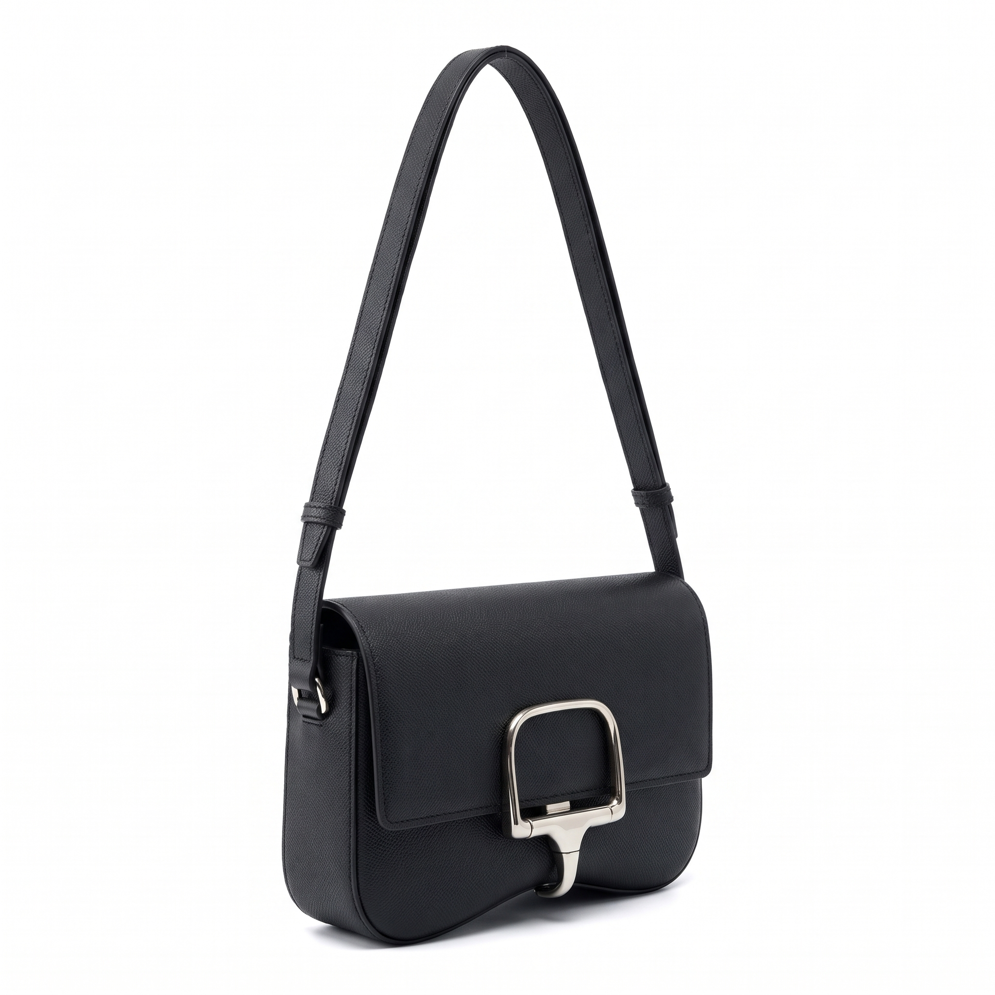 Sac LUMIA noir, vue de trois-quarts