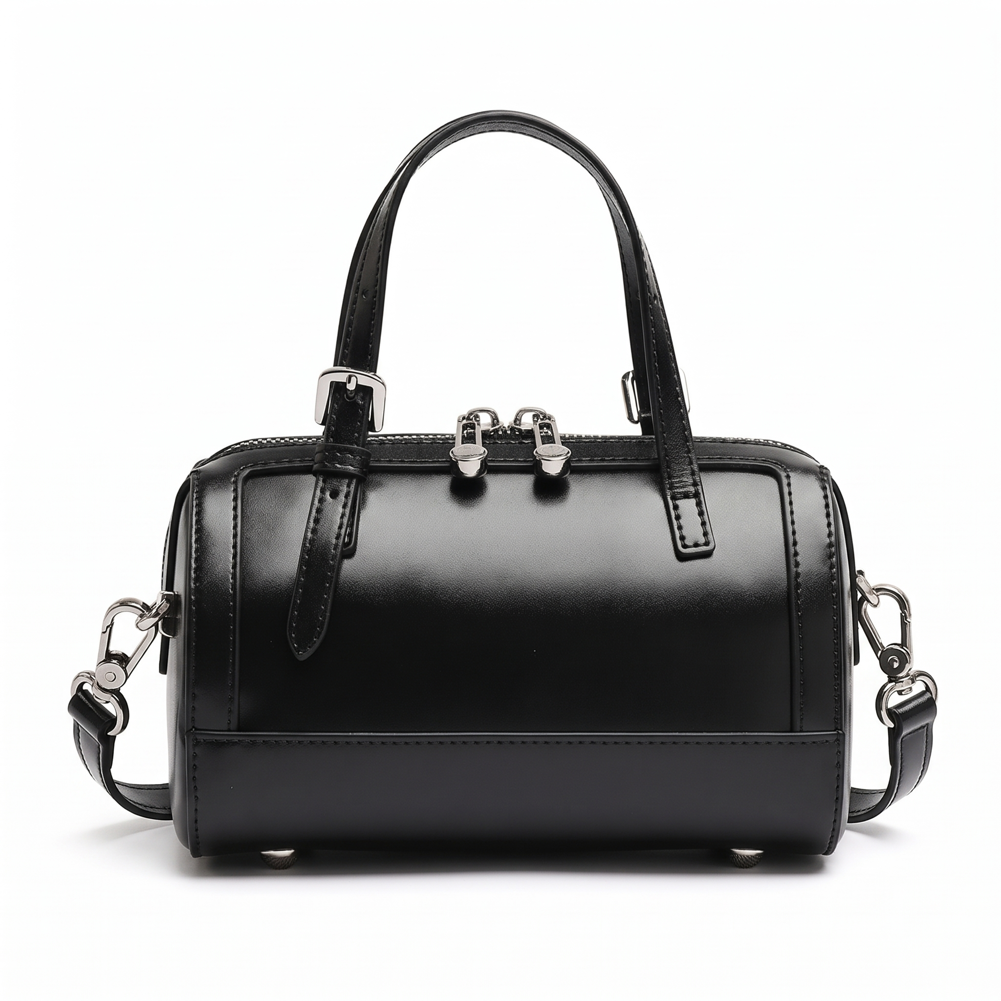 Sac MARGAUX noir, vue de face