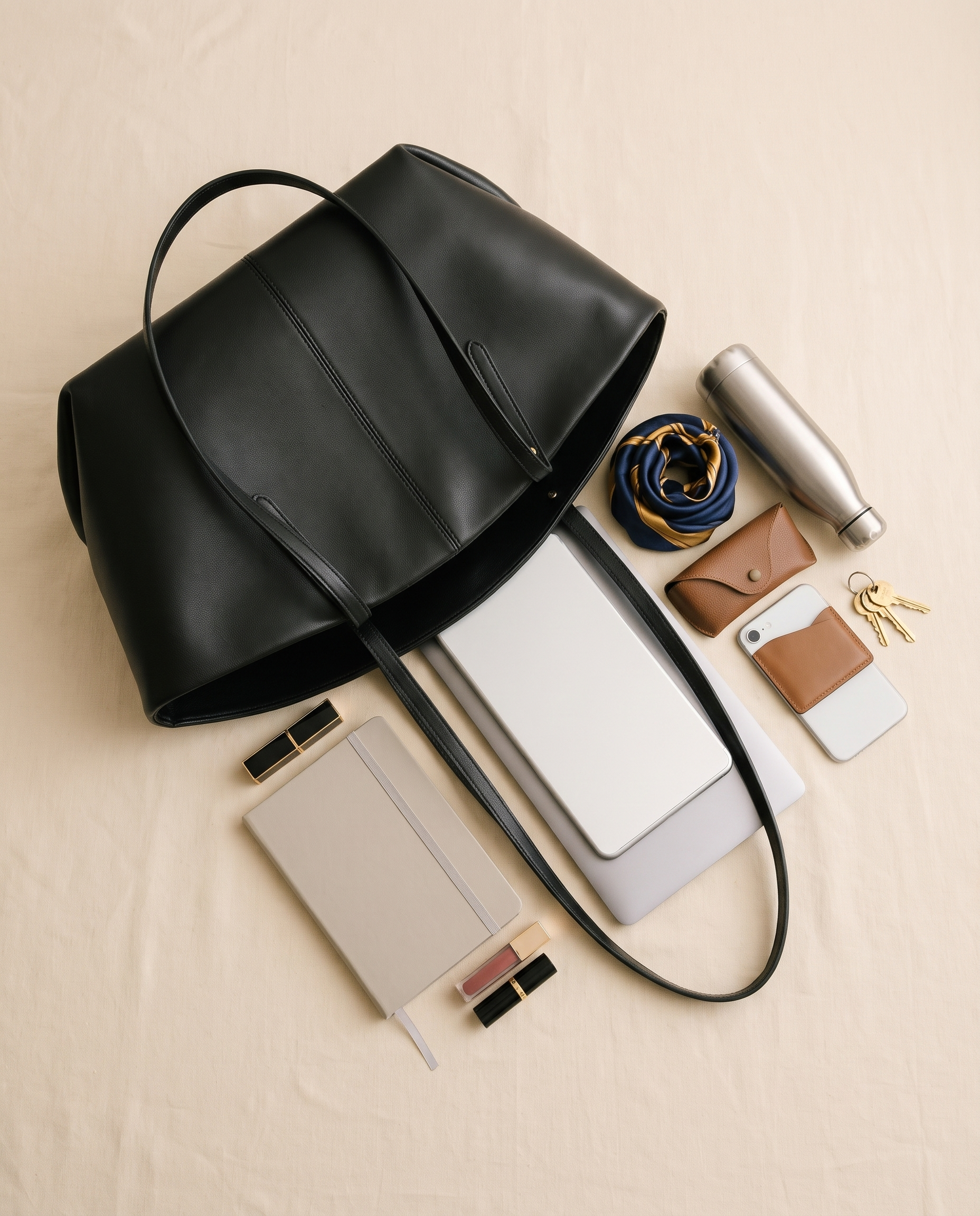 Sac MILLER noir, ce que le sac peut contenir