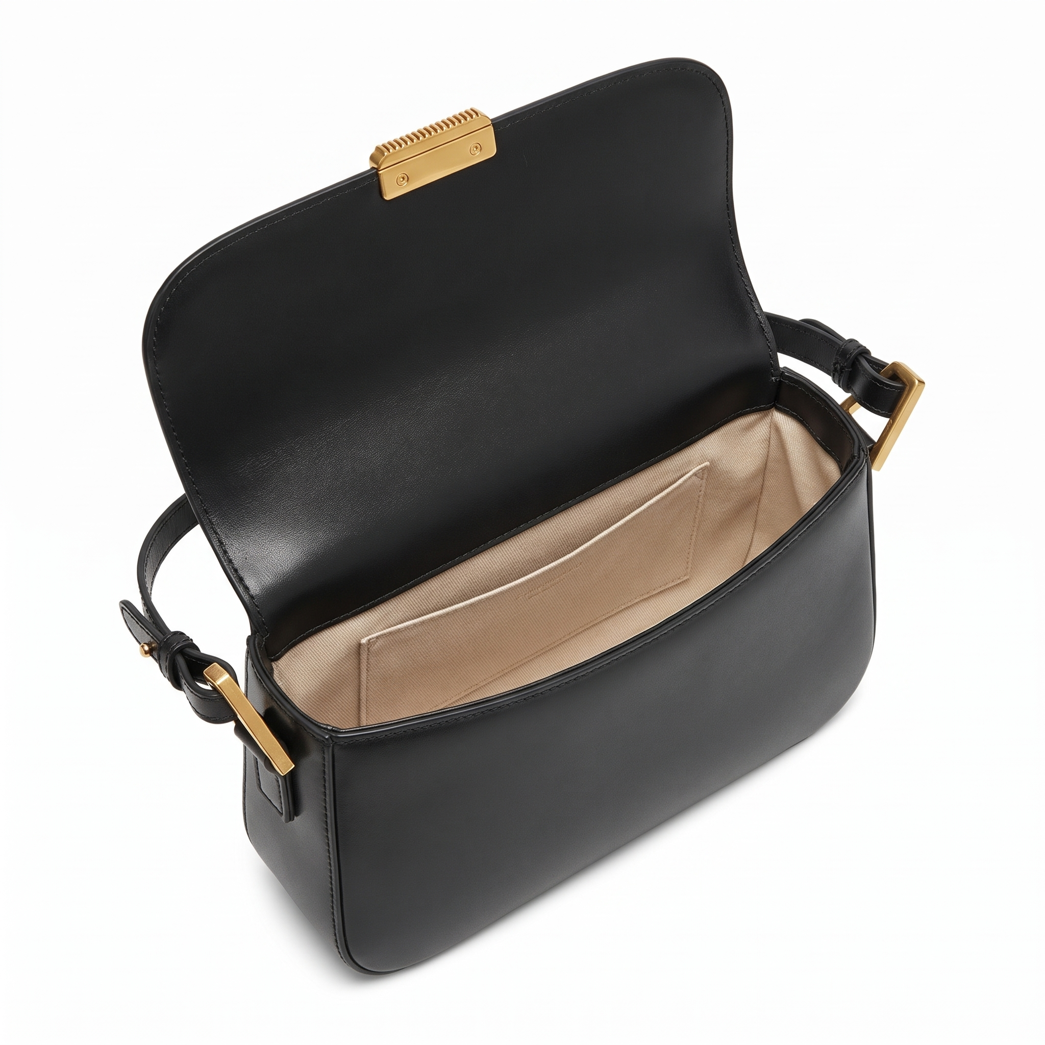 Sac MYA noir, intérieur