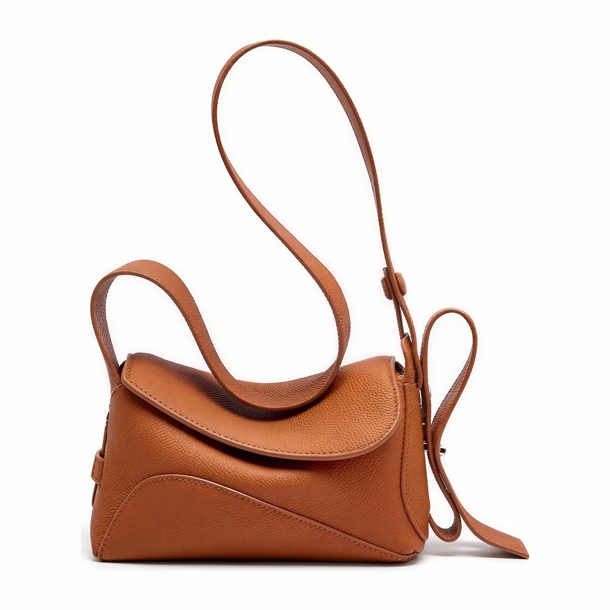 Sac NINA camel, vue de face