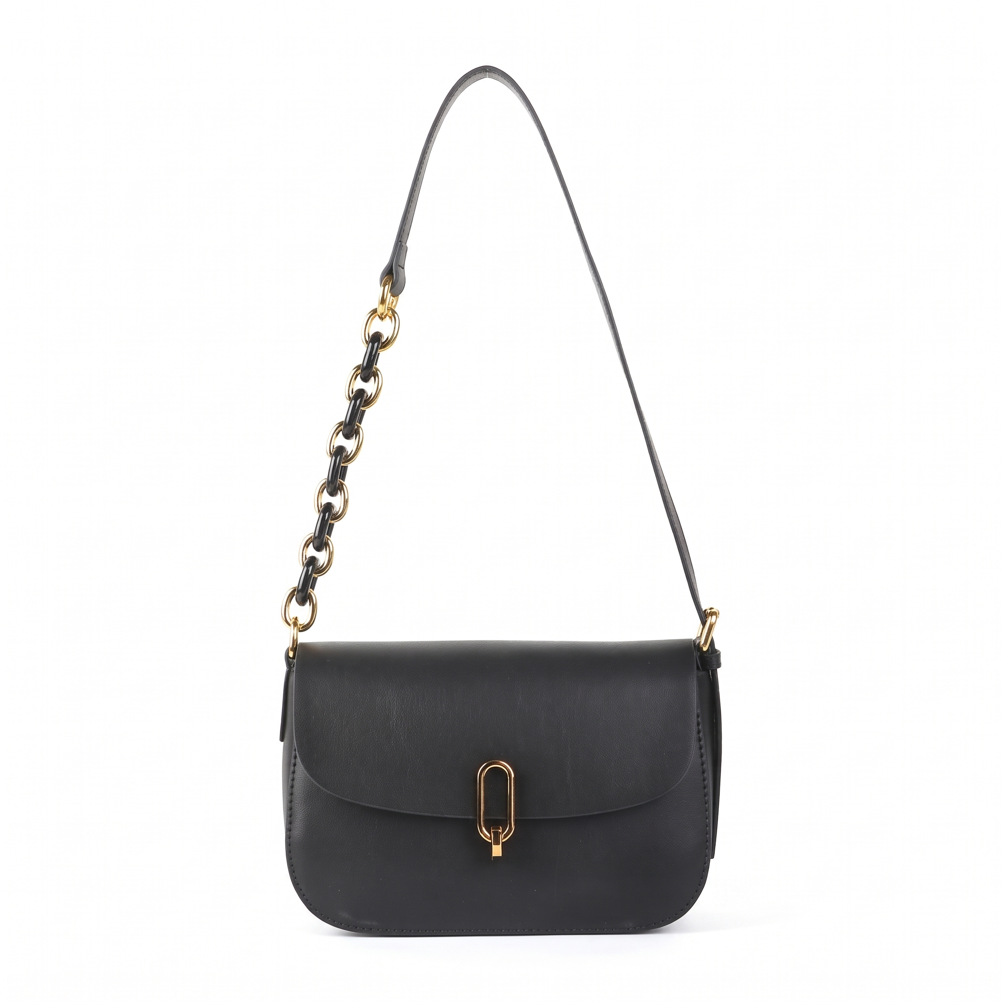 Sac NOEMIE noir, vue de face