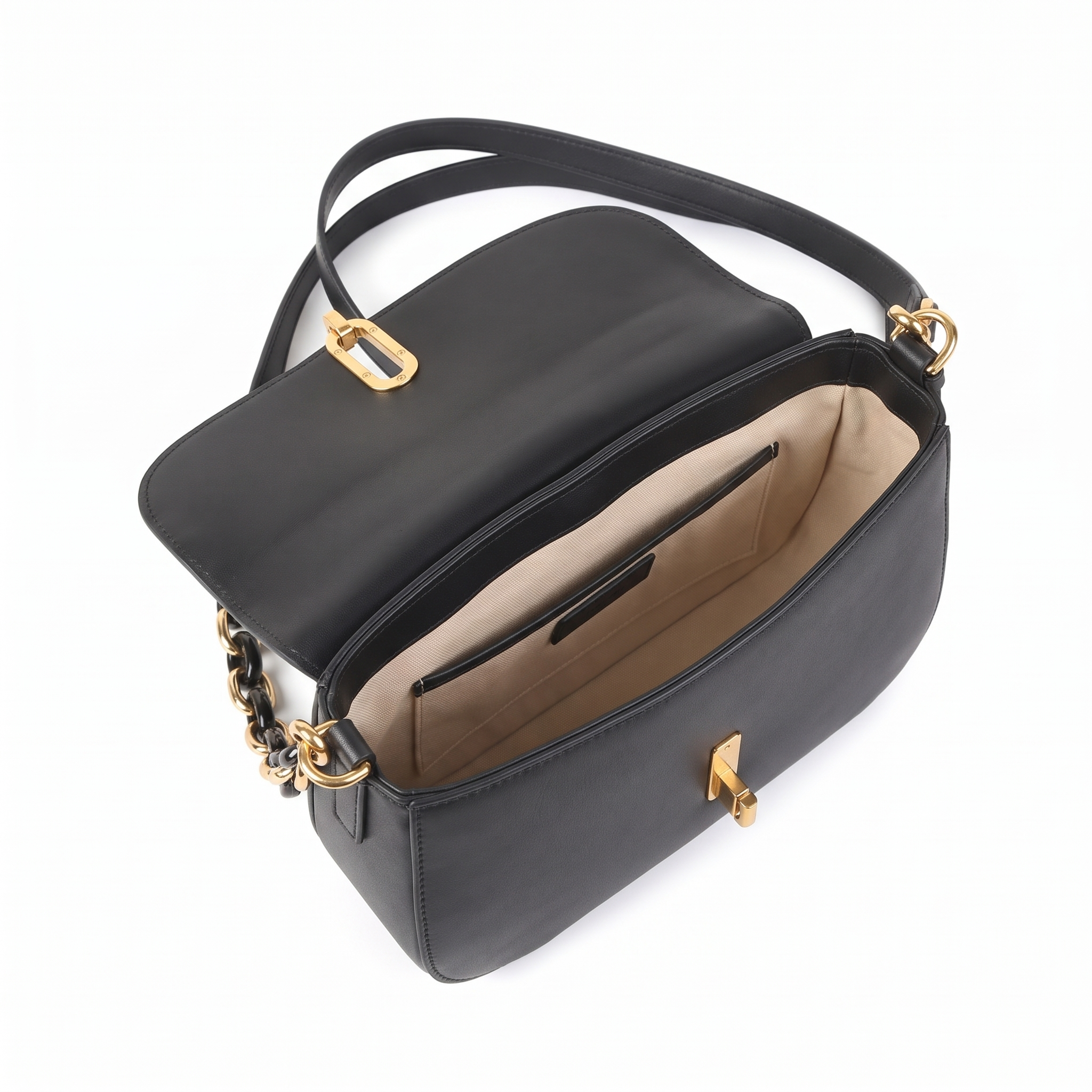 Sac NOEMIE noir, intérieur