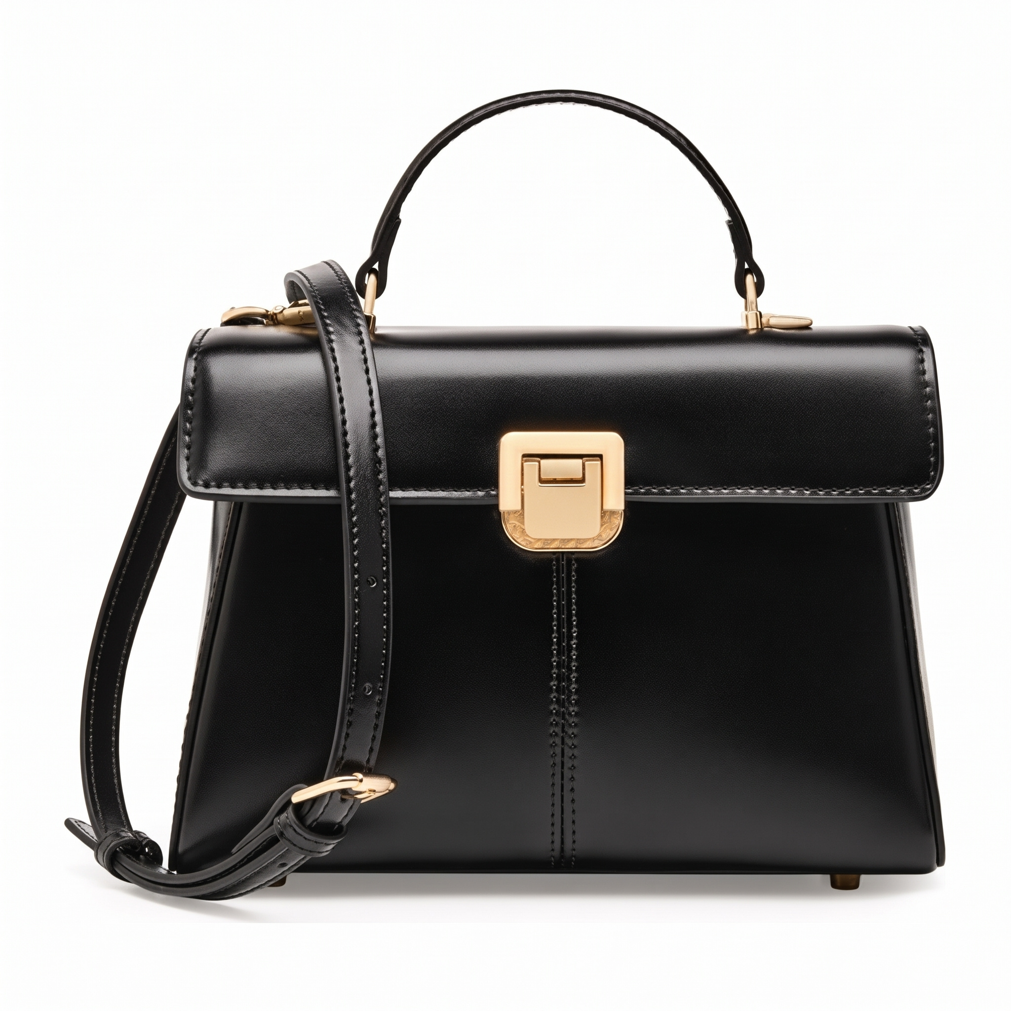 Sac SERENYS noir, vue de face