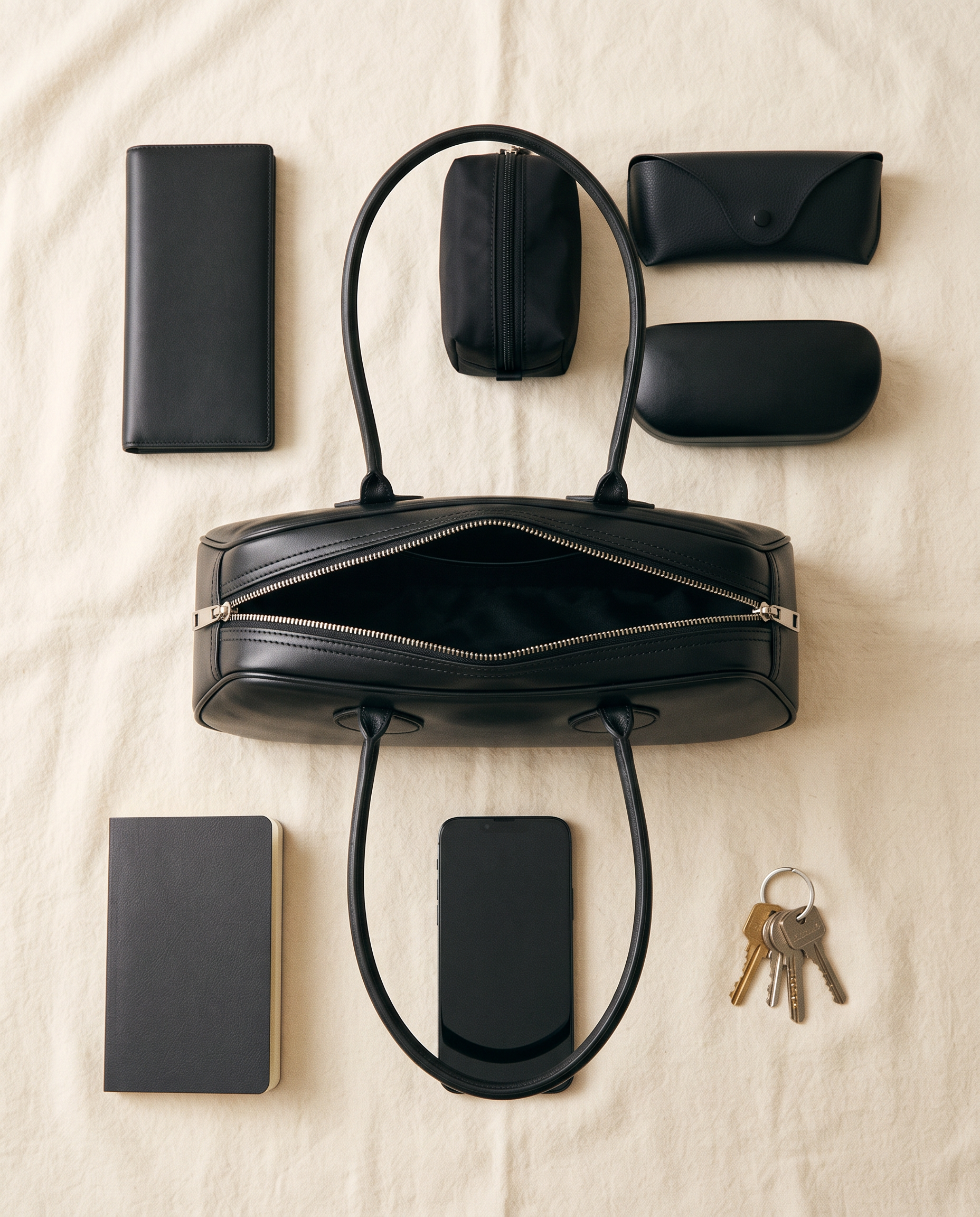 Sac GRETA noir, ce que le sac peut contenir