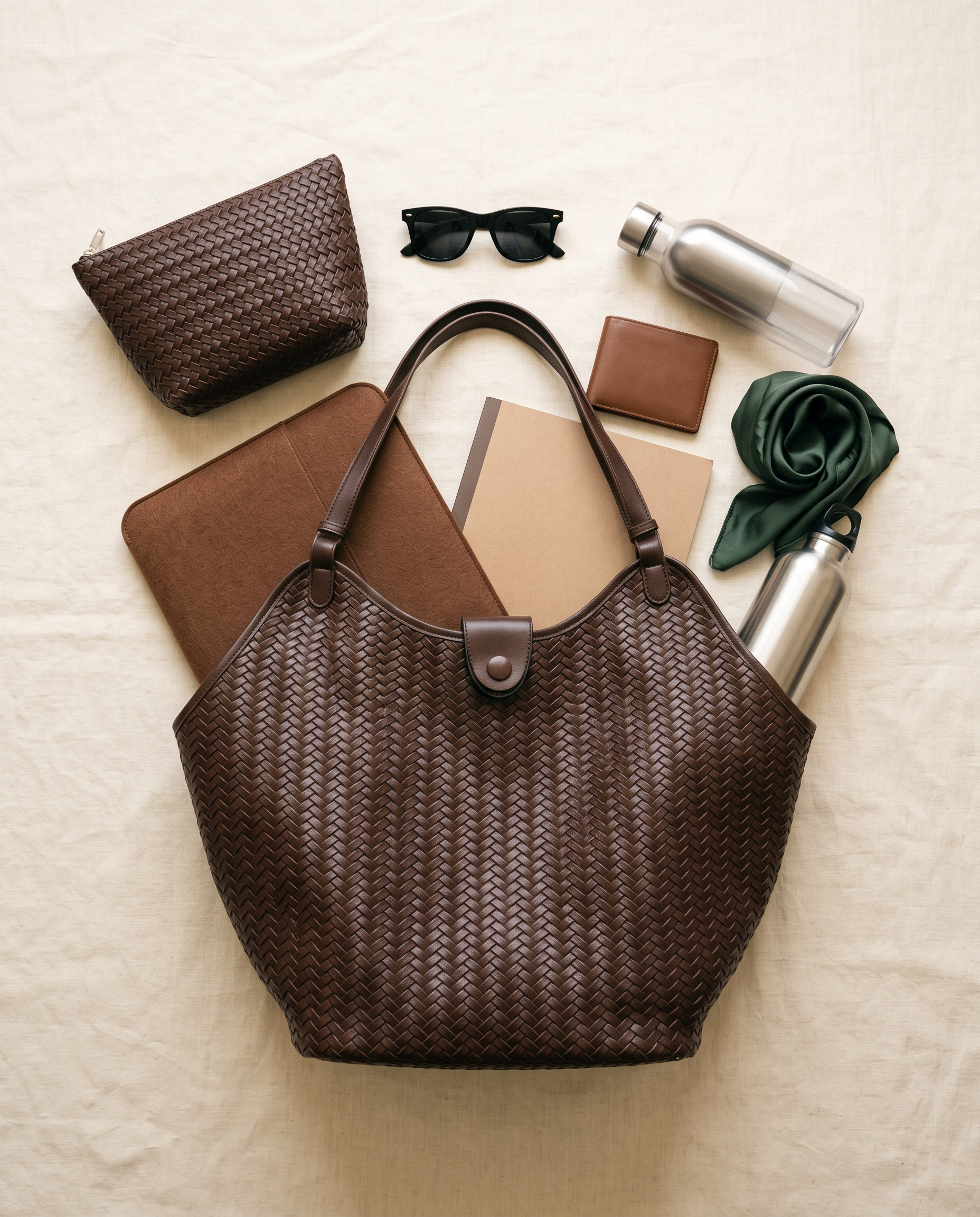 Sac SAVANNAH marron, ce que le sac peut contenir