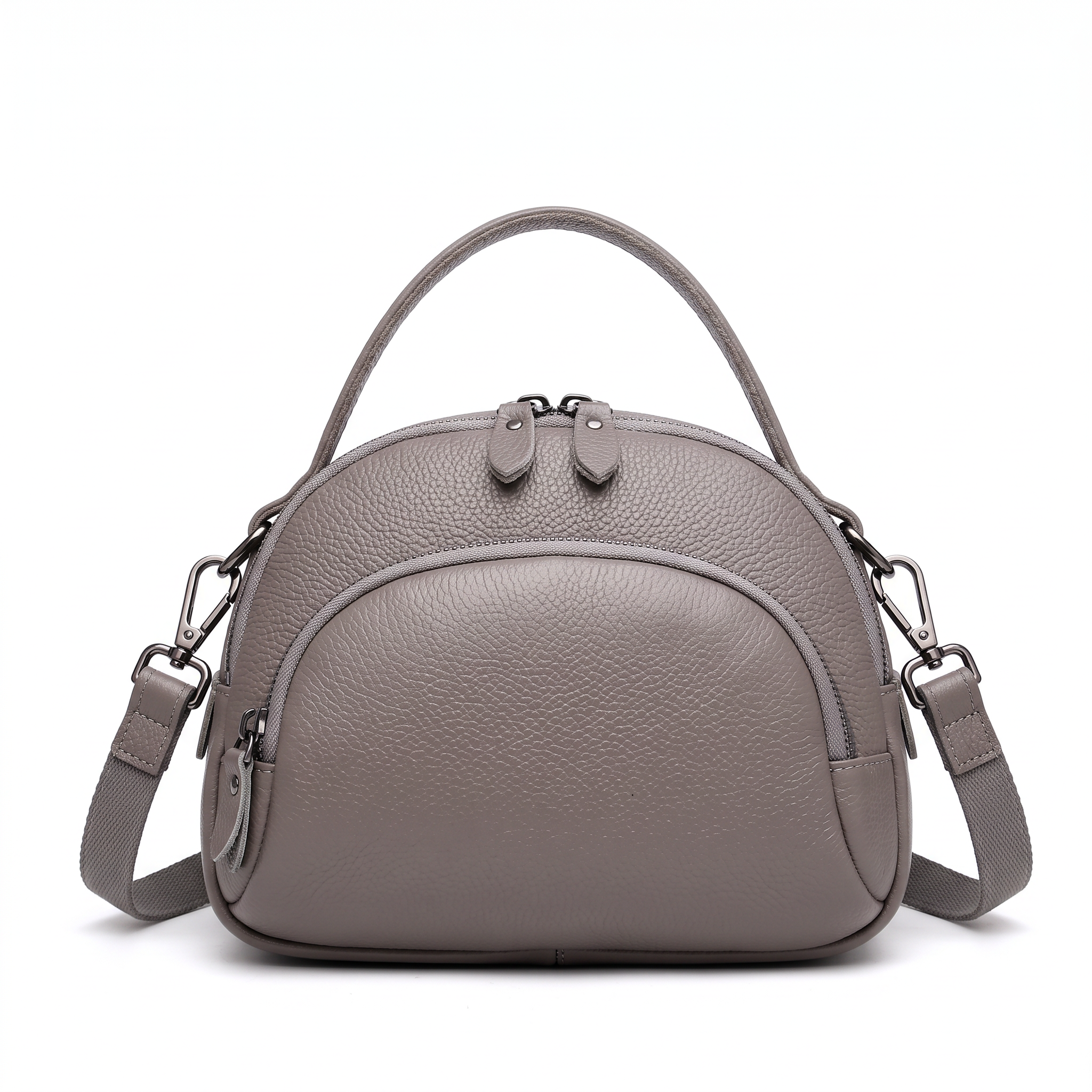 Sac CLEO gris, vue de face