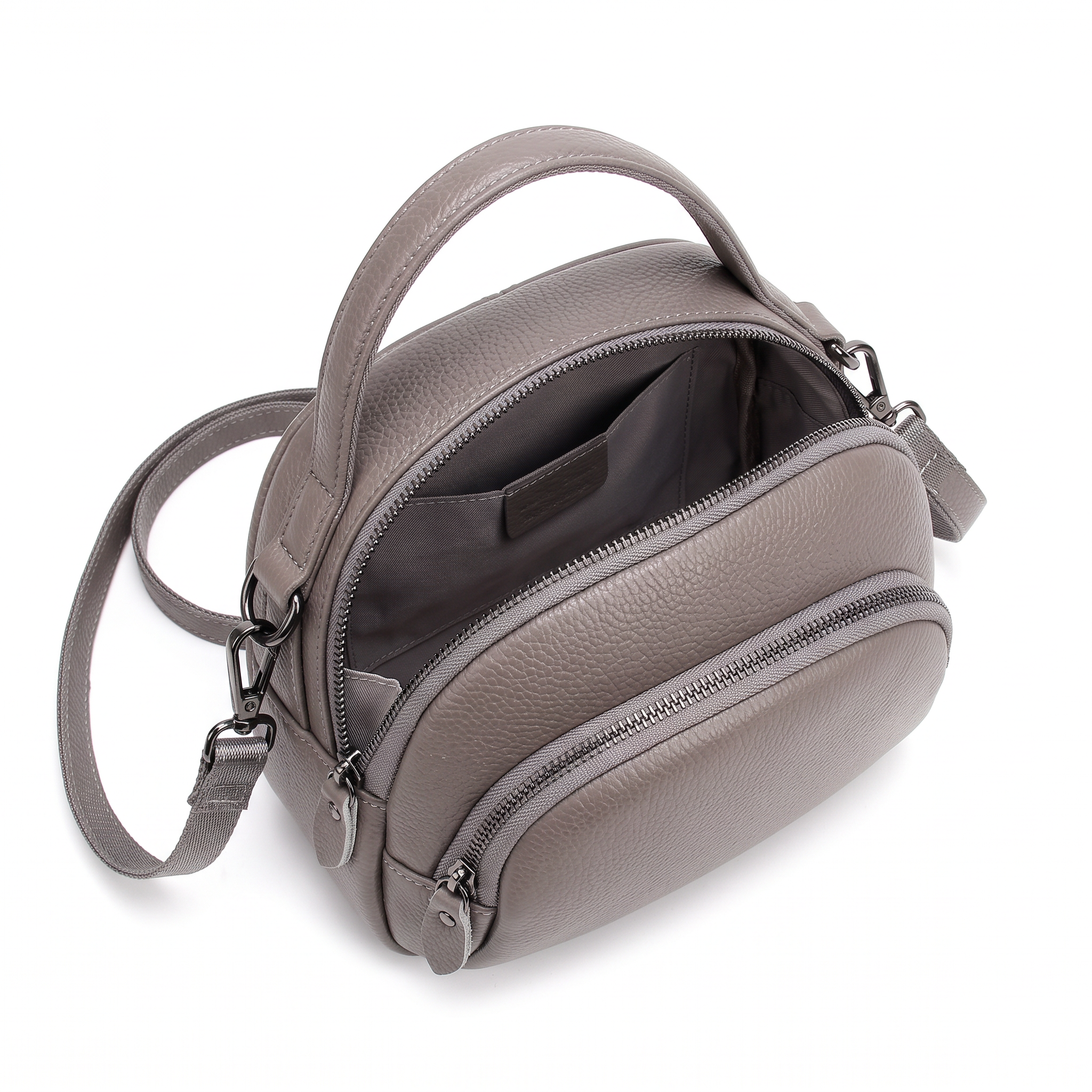 Sac CLEO gris, intérieur