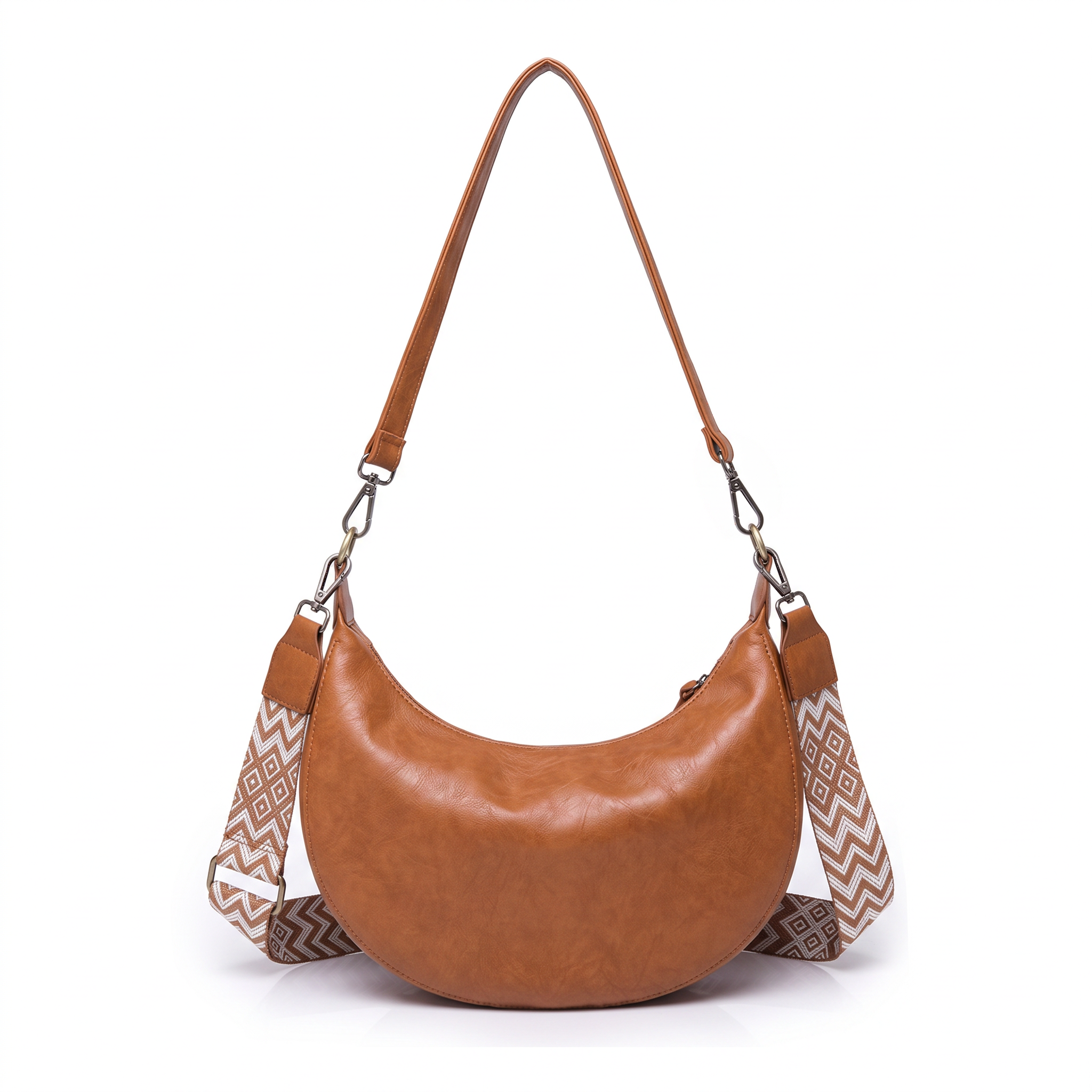 Sac LUNA camel, vue de dos