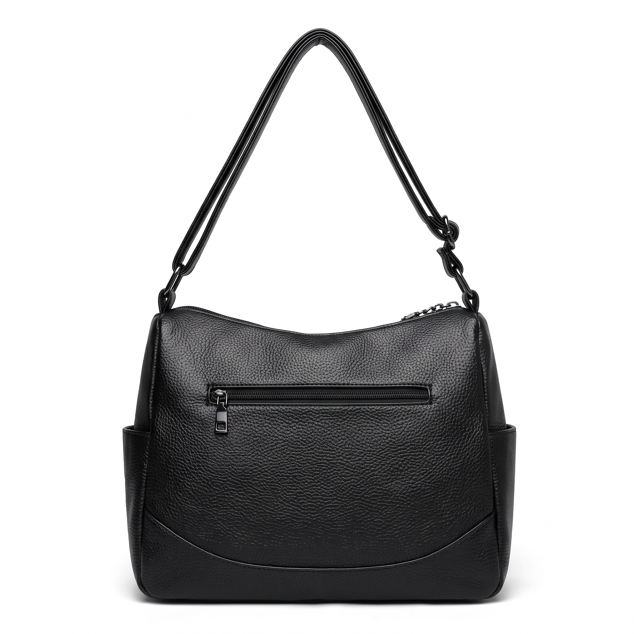 Sac EMMA noir, vue de dos