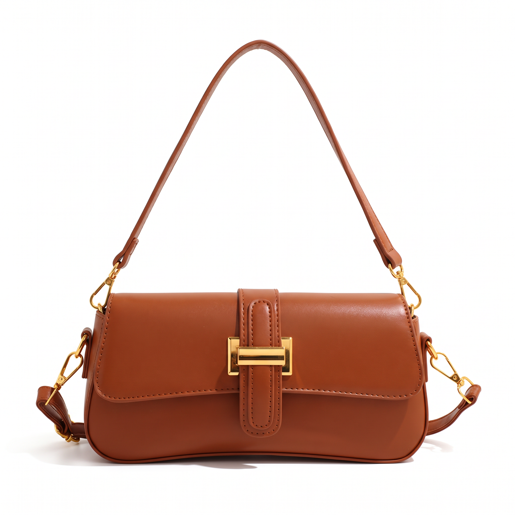 Sac HARLOW marron, vue de face