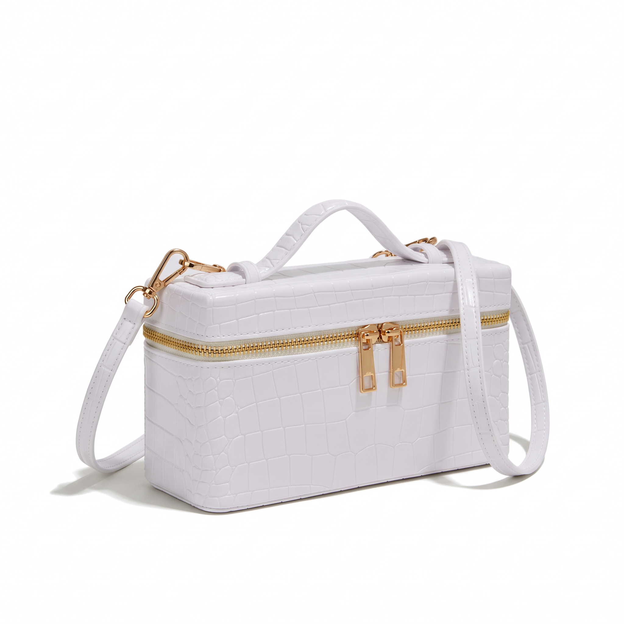 Sac IRIS blanc, vue de trois-quarts