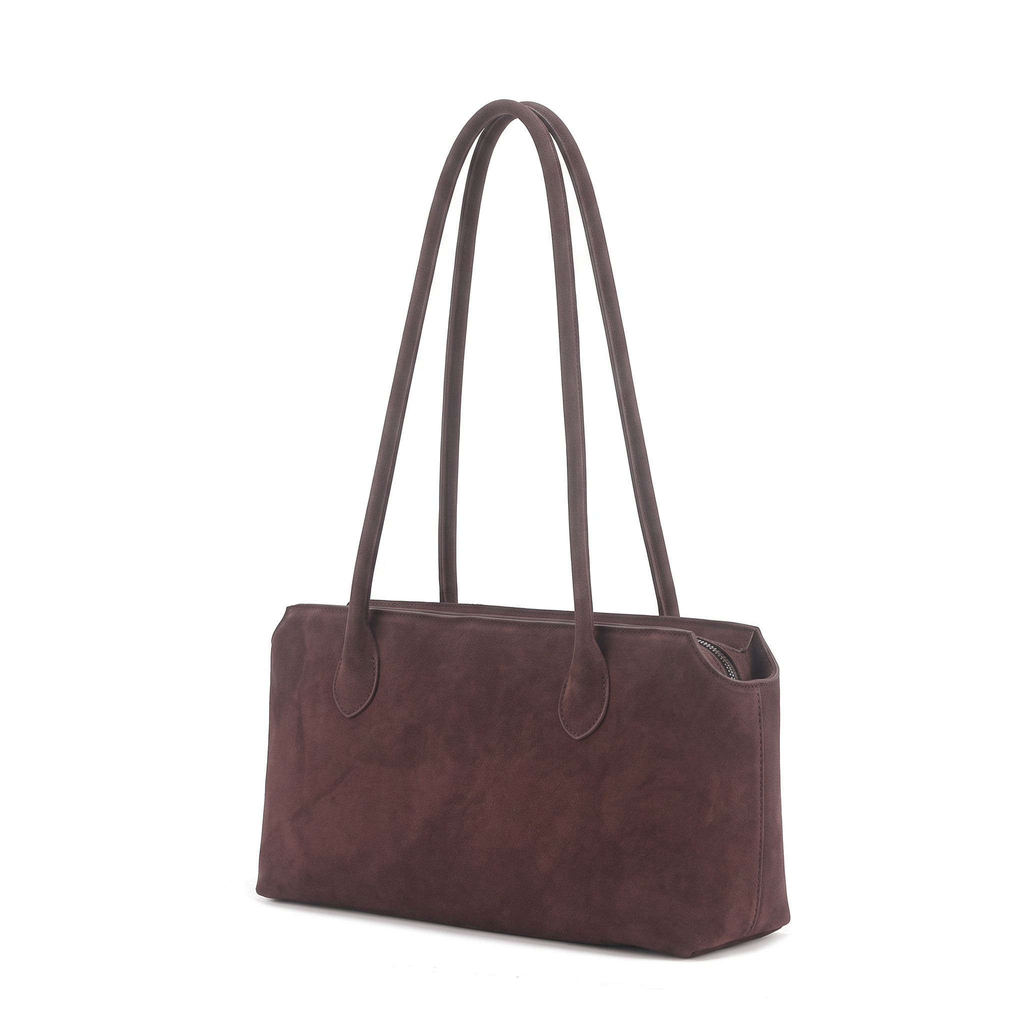 Sac AVA marron foncé, vue de trois-quarts
