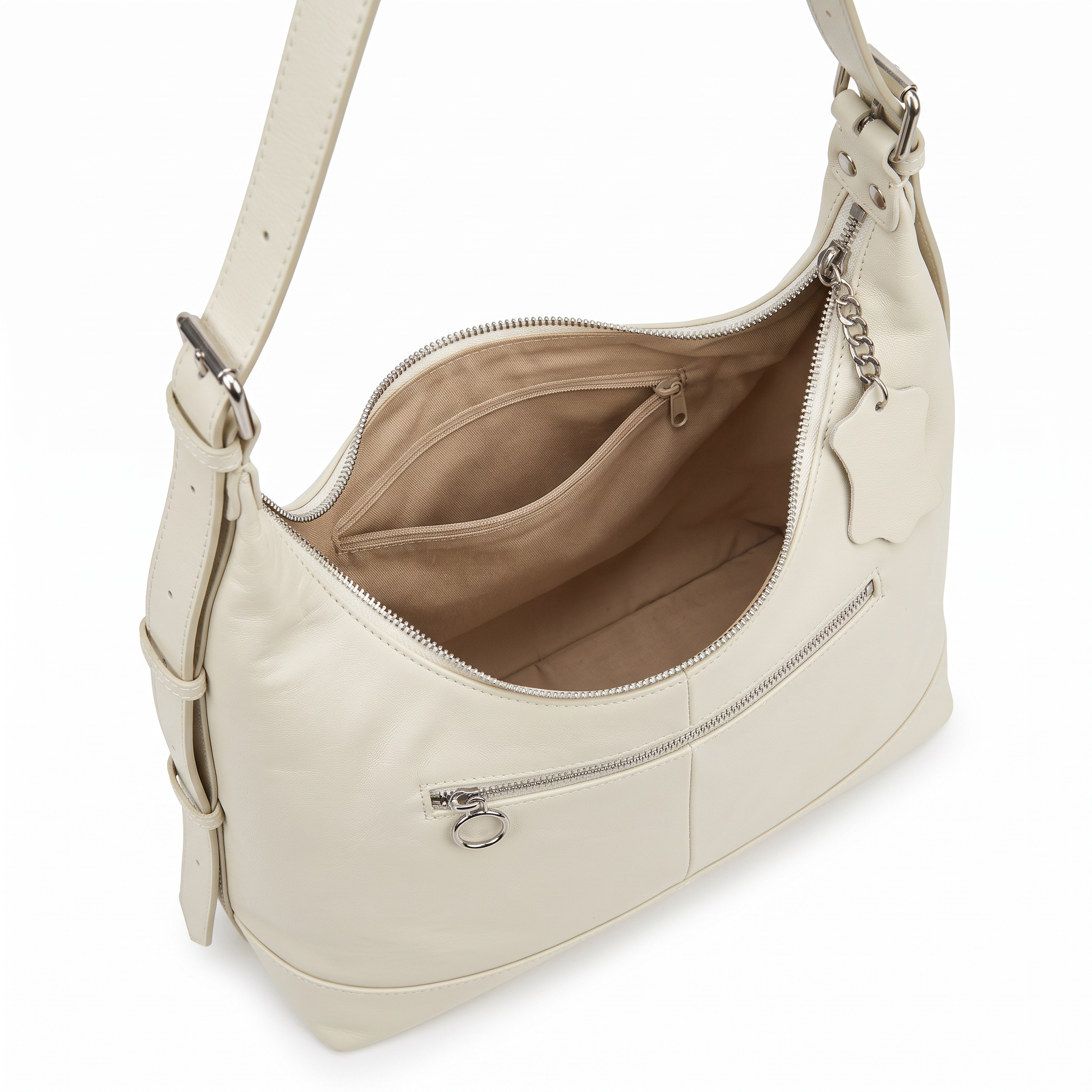 Sac AMELIA blanc, intérieur