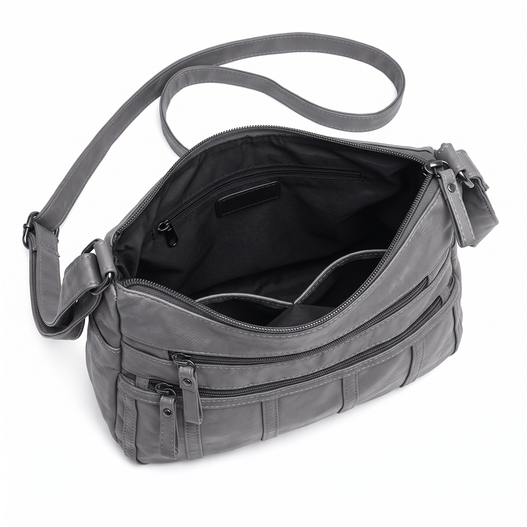 Sac TESSA gris, intérieur