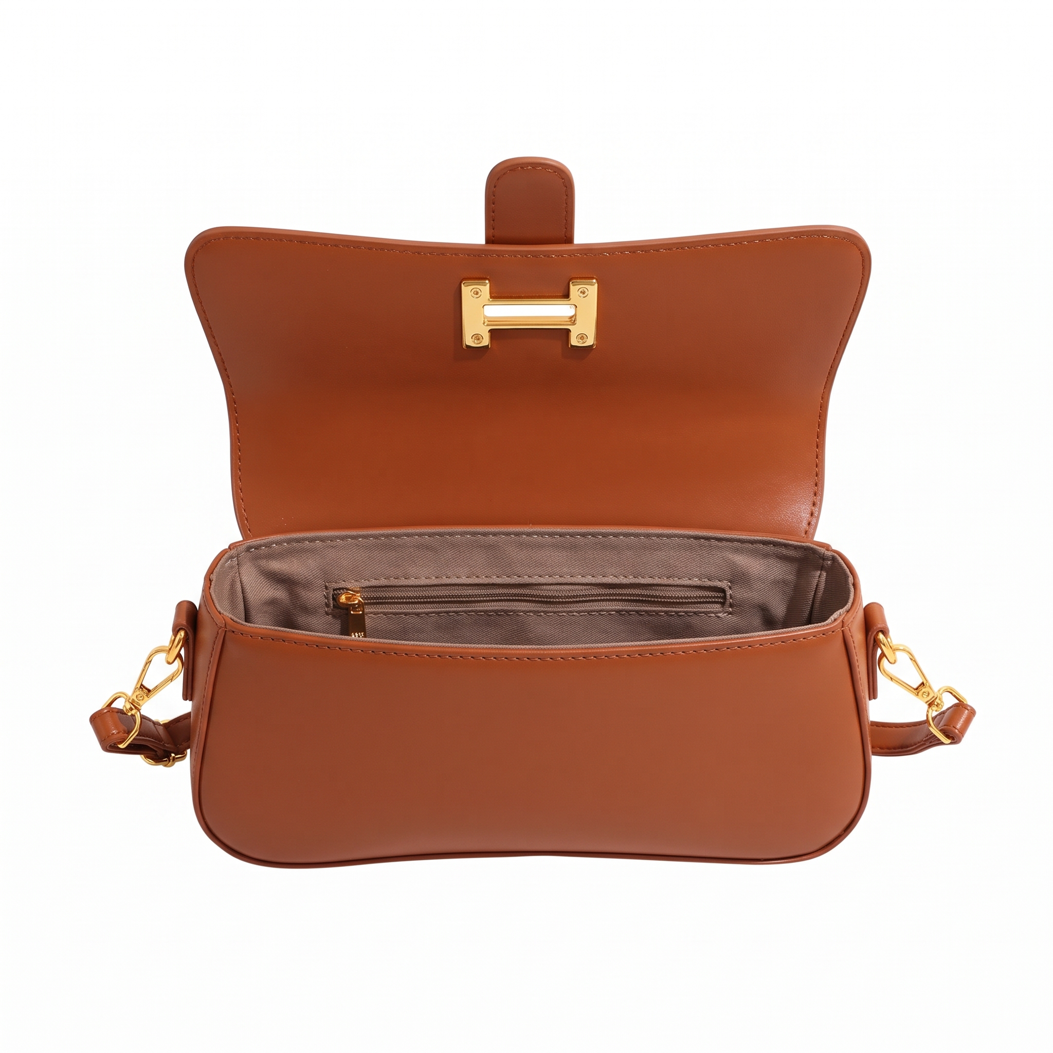 Sac HARLOW marron, intérieur