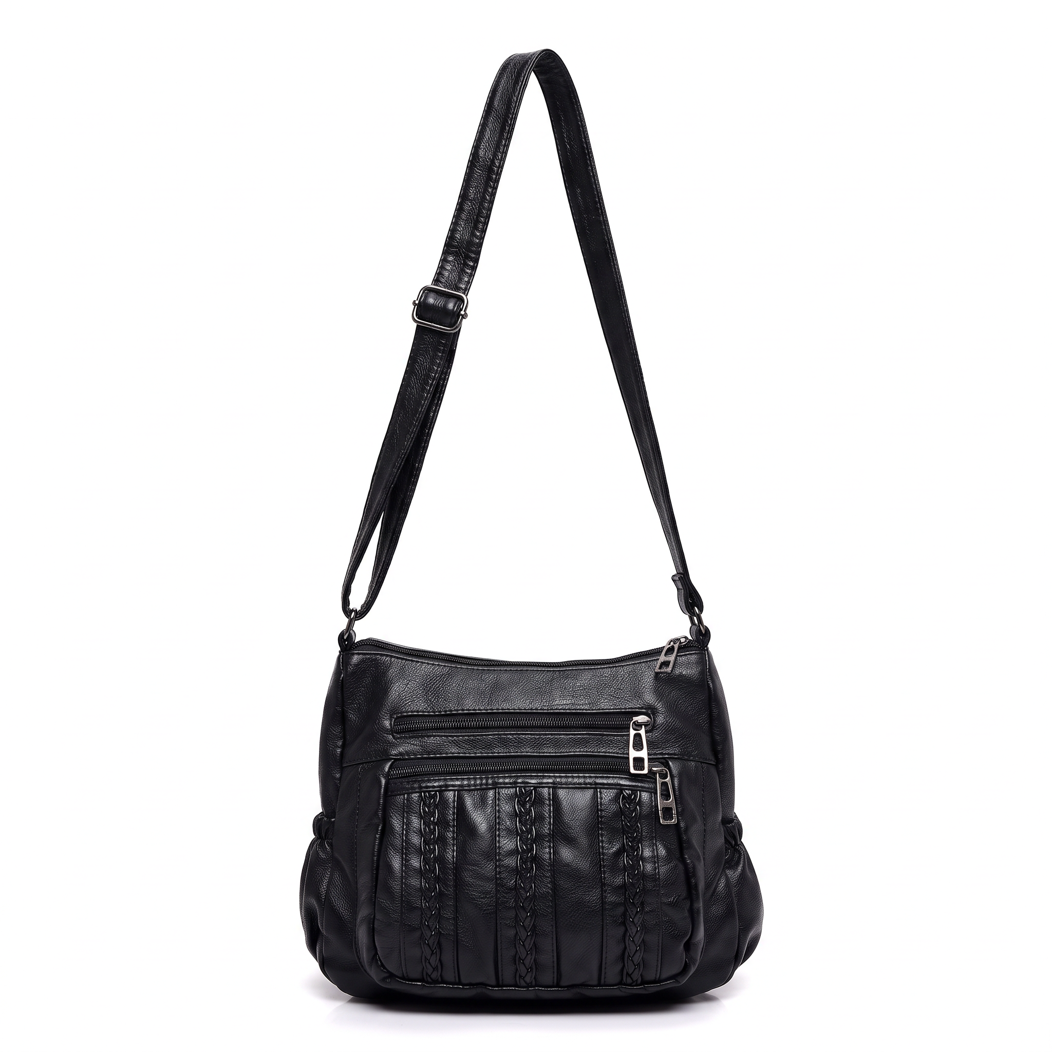 Sac RIVER noir, vue de face