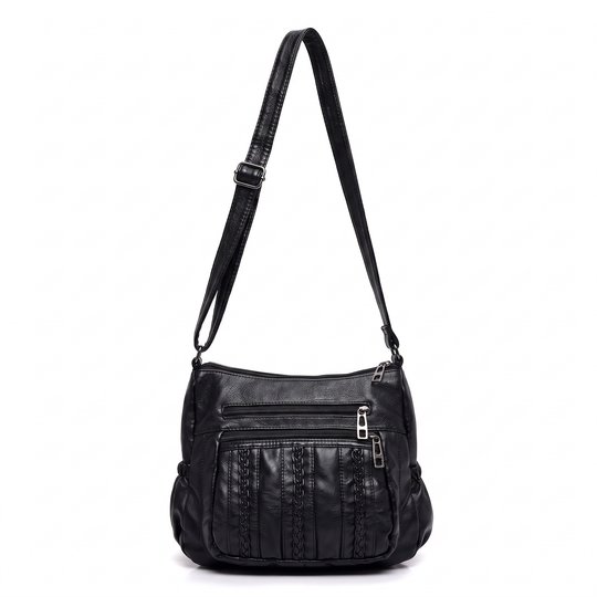 Sac RIVER noir, vue de face