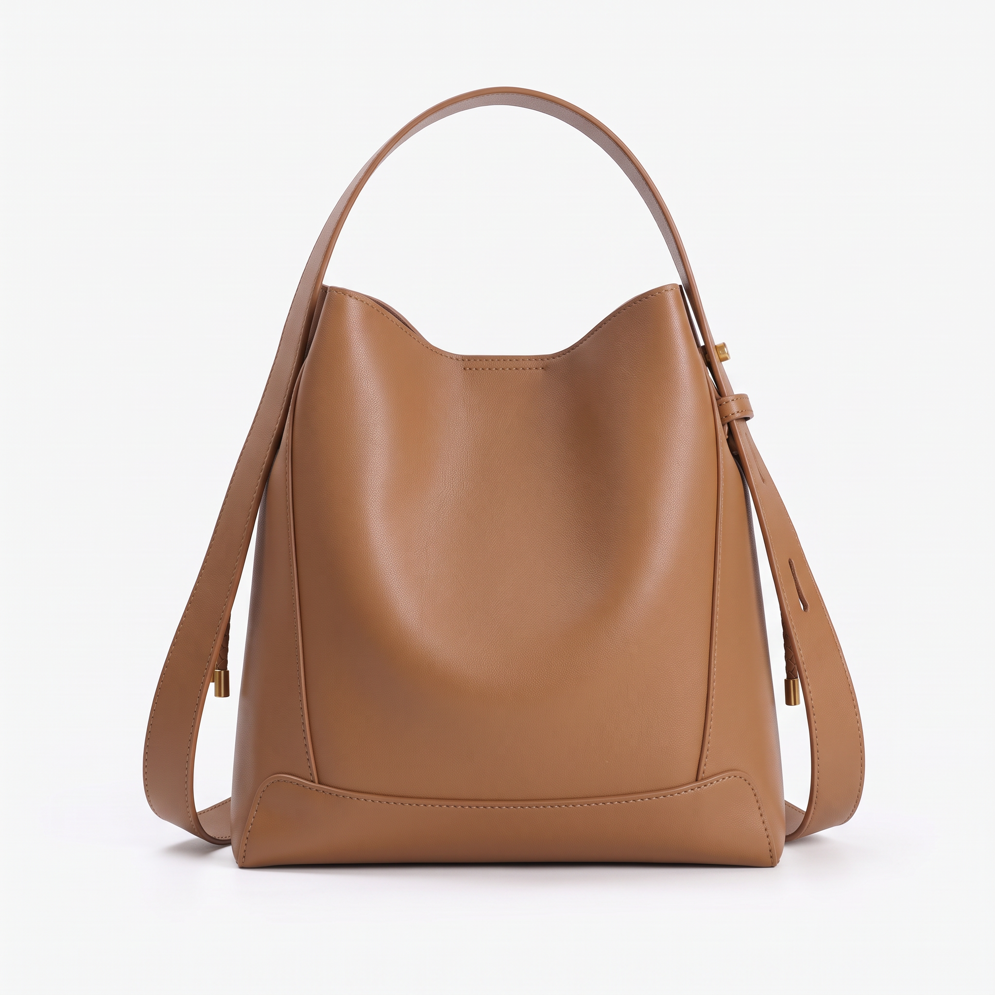 Sac LEILA camel, vue de dos