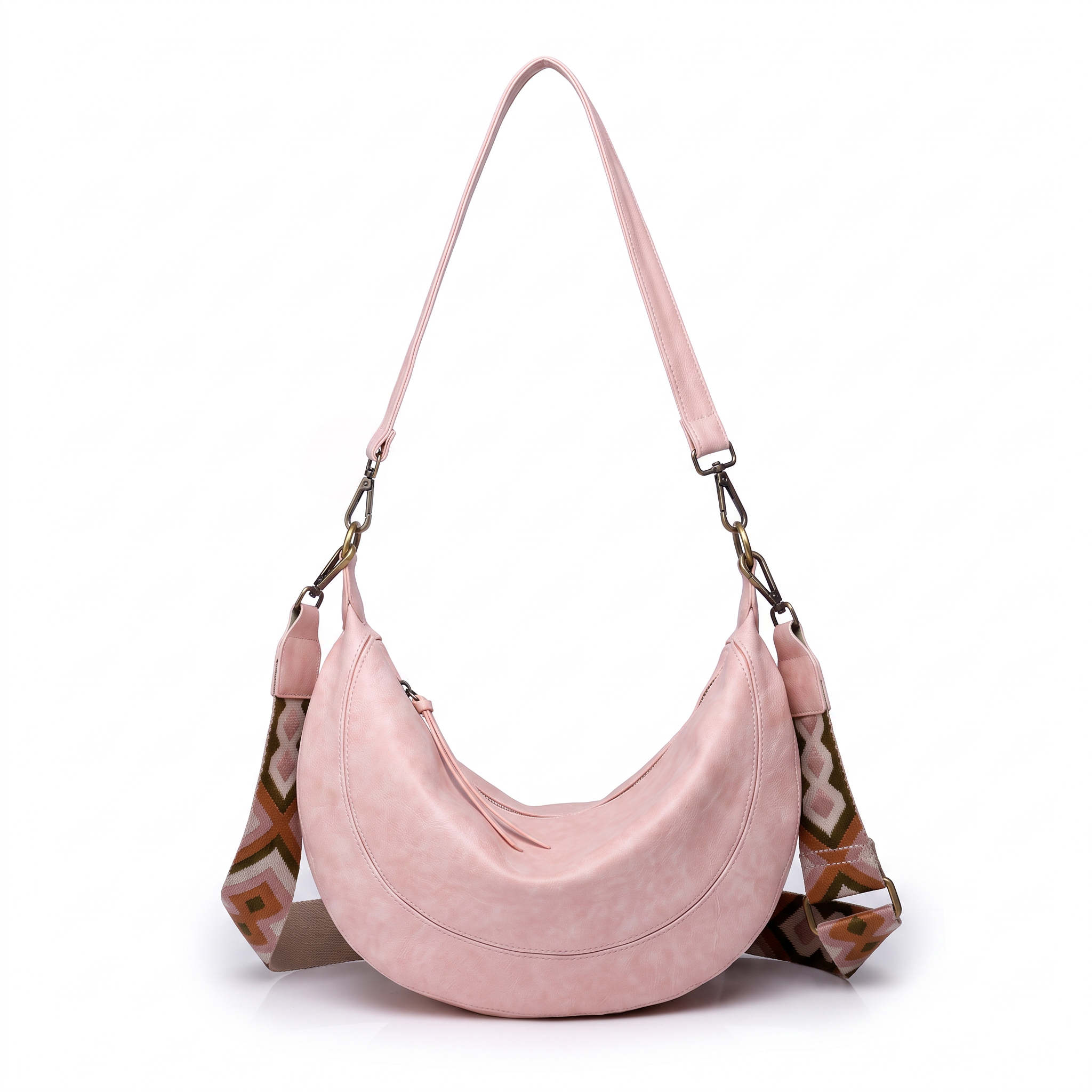 Sac LUNA rose, vue de face