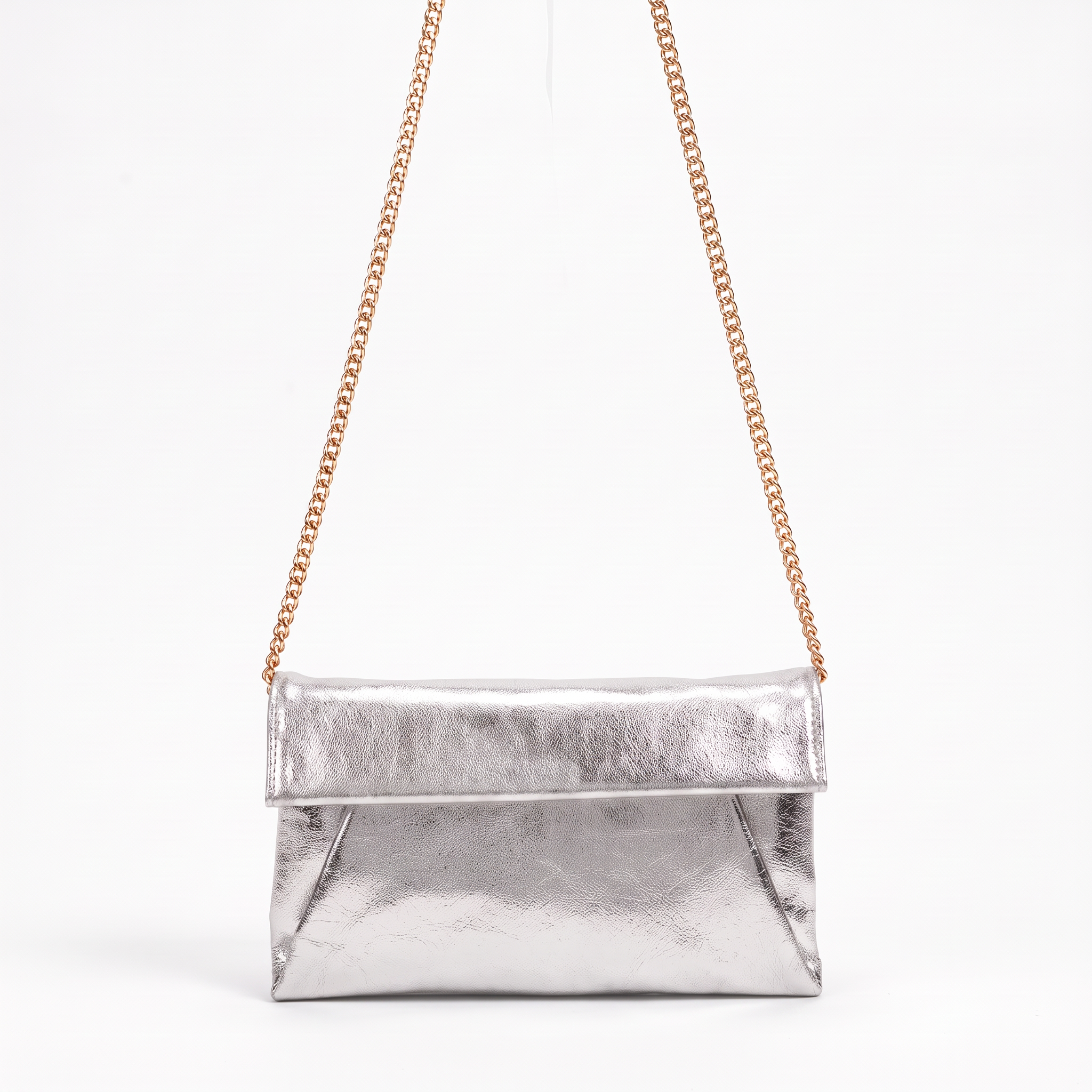Pochette STELLA argent, vue de face