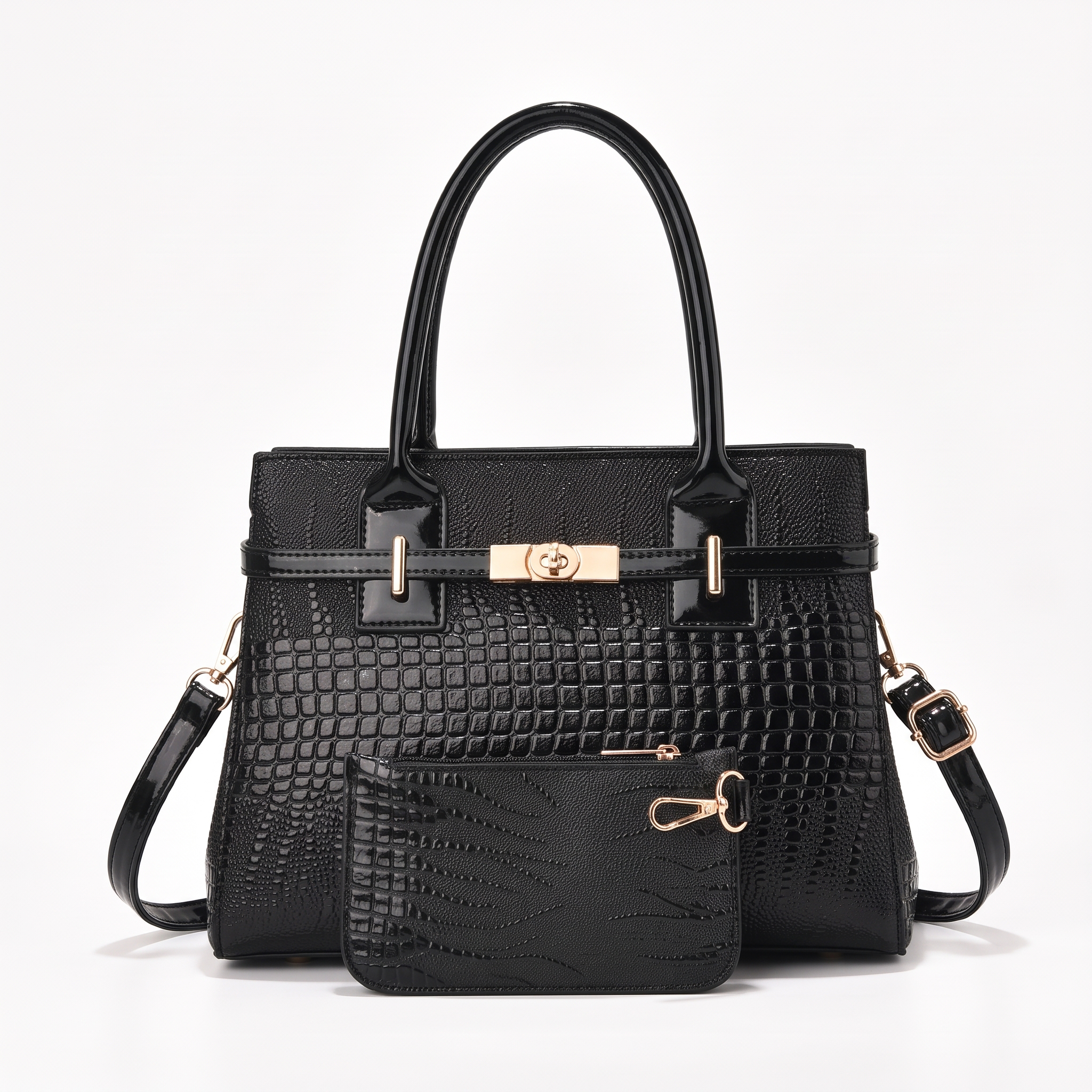 Sac AUDREY noir, vue de face