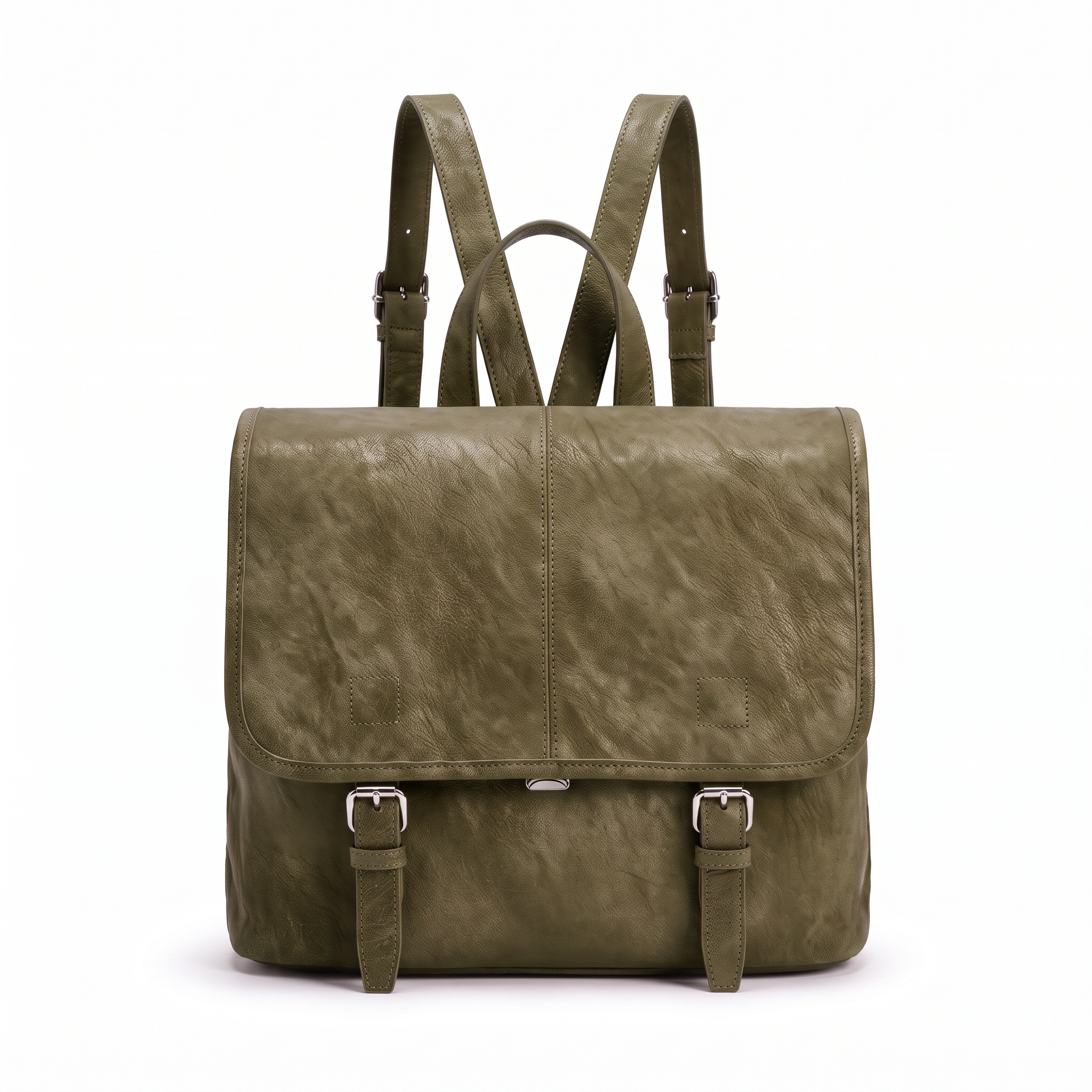 Sac à dos FREYA vert olive, vue de face