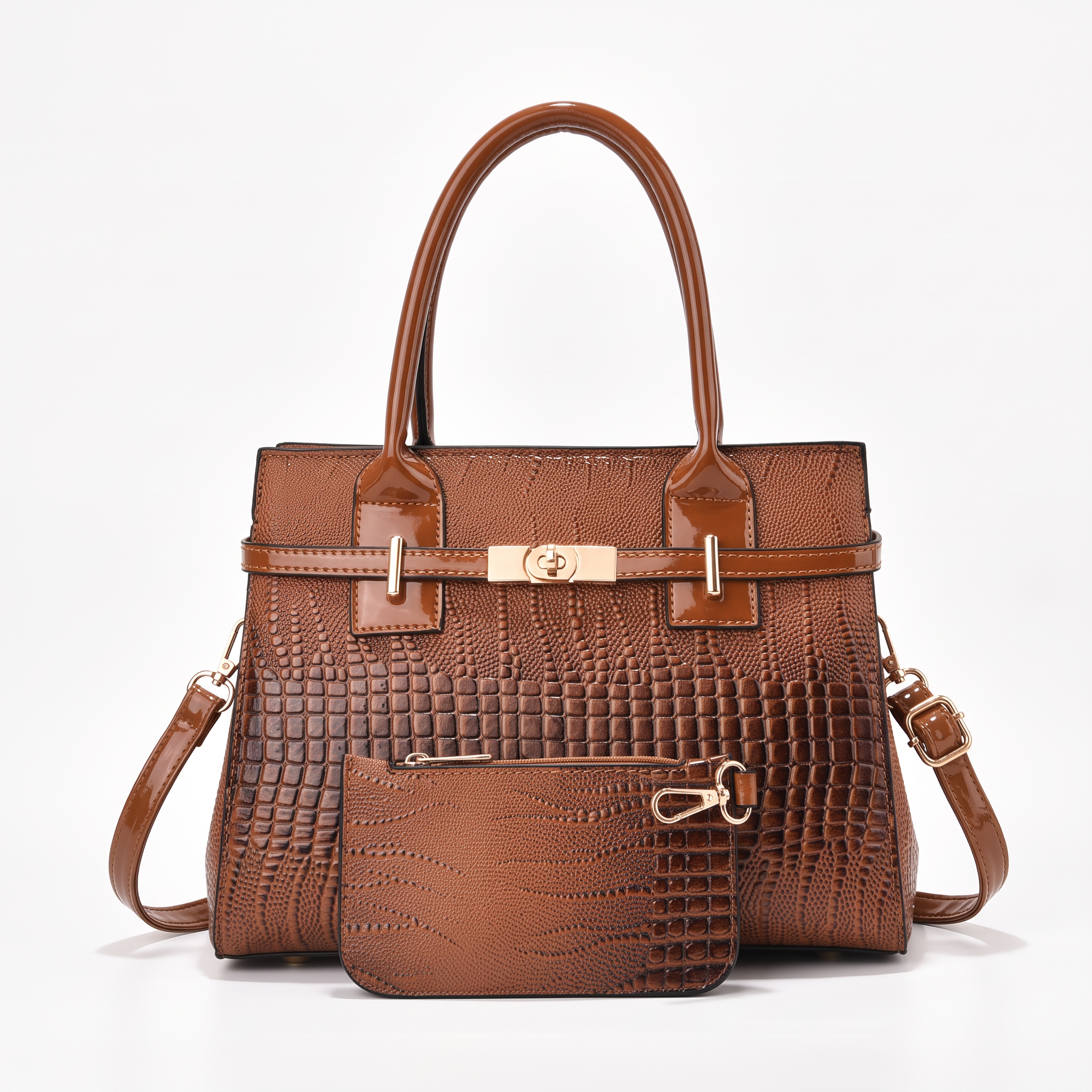 Sac AUDREY marron, vue de face